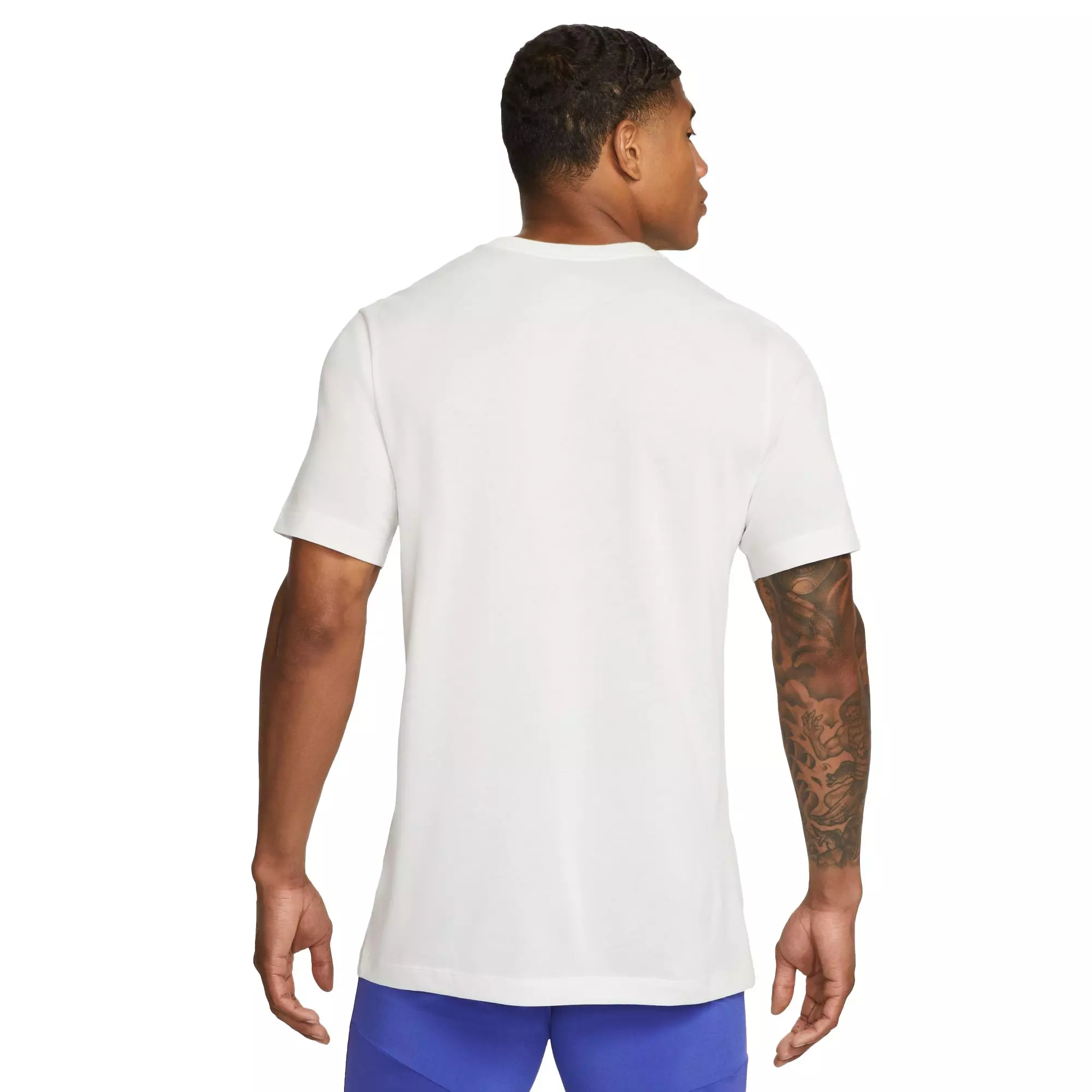 Nike Men's Dri-FIT Running Tee - WHITE