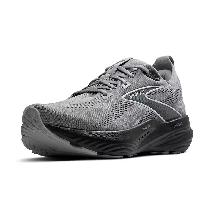 Brooks Glycerin 22 "Primer Gray/Ebony/Bluewash" Men's Running Shoe - GREY/BLACK/WHITE