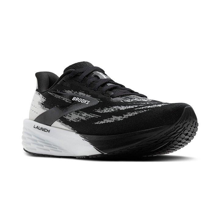 Brooks Launch 11 "Black/White" Men's Running Shoe - BLACK/WHITE Thumbnail View 3