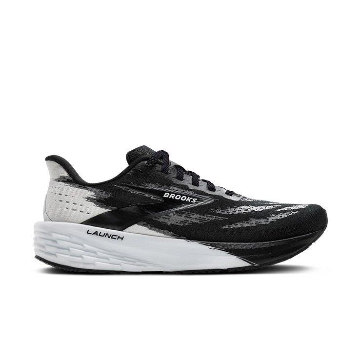 Brooks Launch 11 "Black/White" Men's Running Shoe - BLACK/WHITE Thumbnail View 1