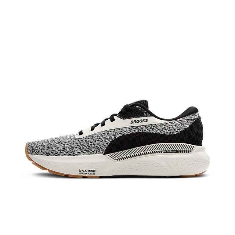 Brooks Adrenaline GTS 24 "Coconut/Black" Women's Running Shoe - OFF-WHITE/BLACK Thumbnail View 2