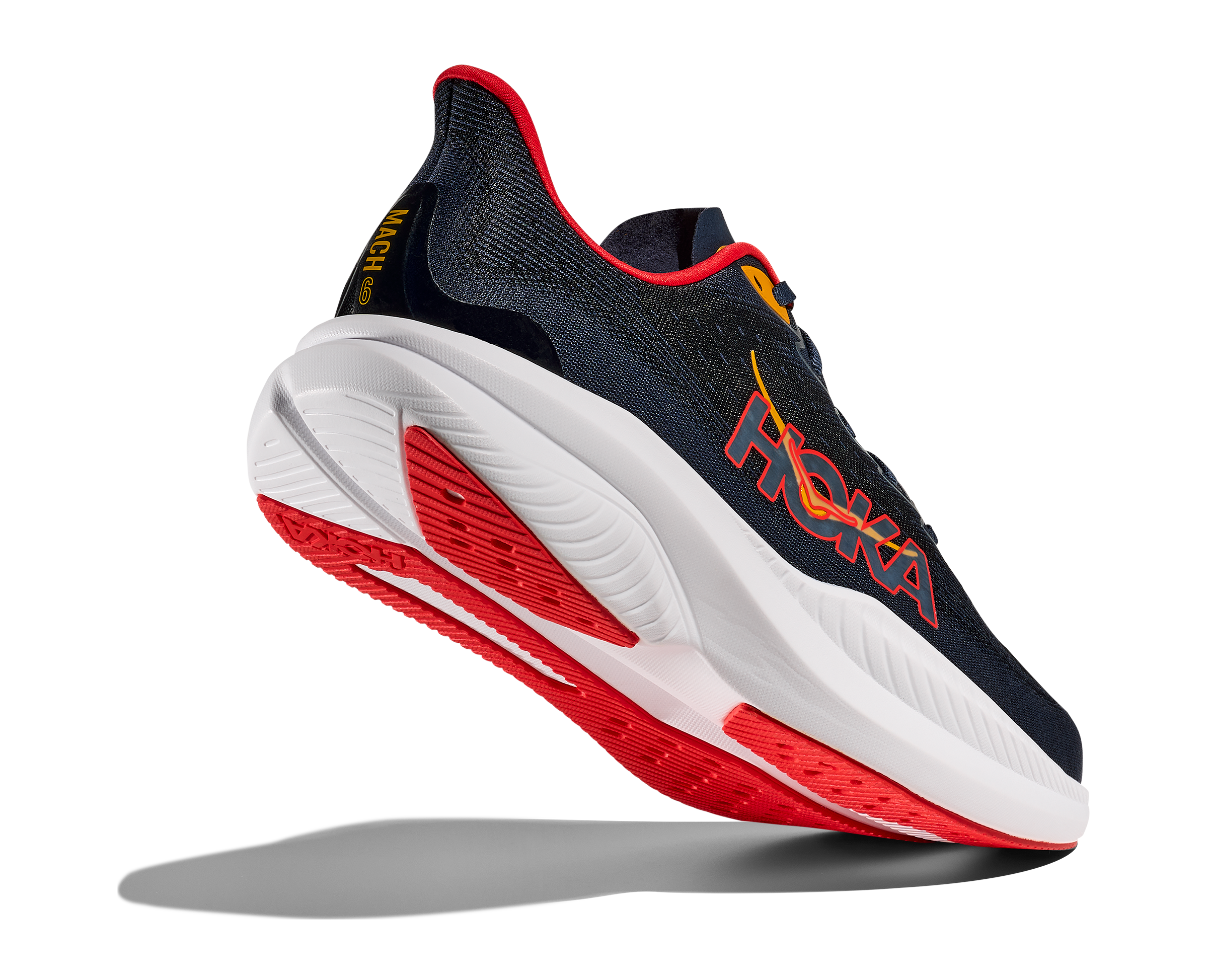 Hoka Mach 6 "Navy/Red/White" Men's Running Shoe - NAVY/RED/WHITE Thumbnail View 5