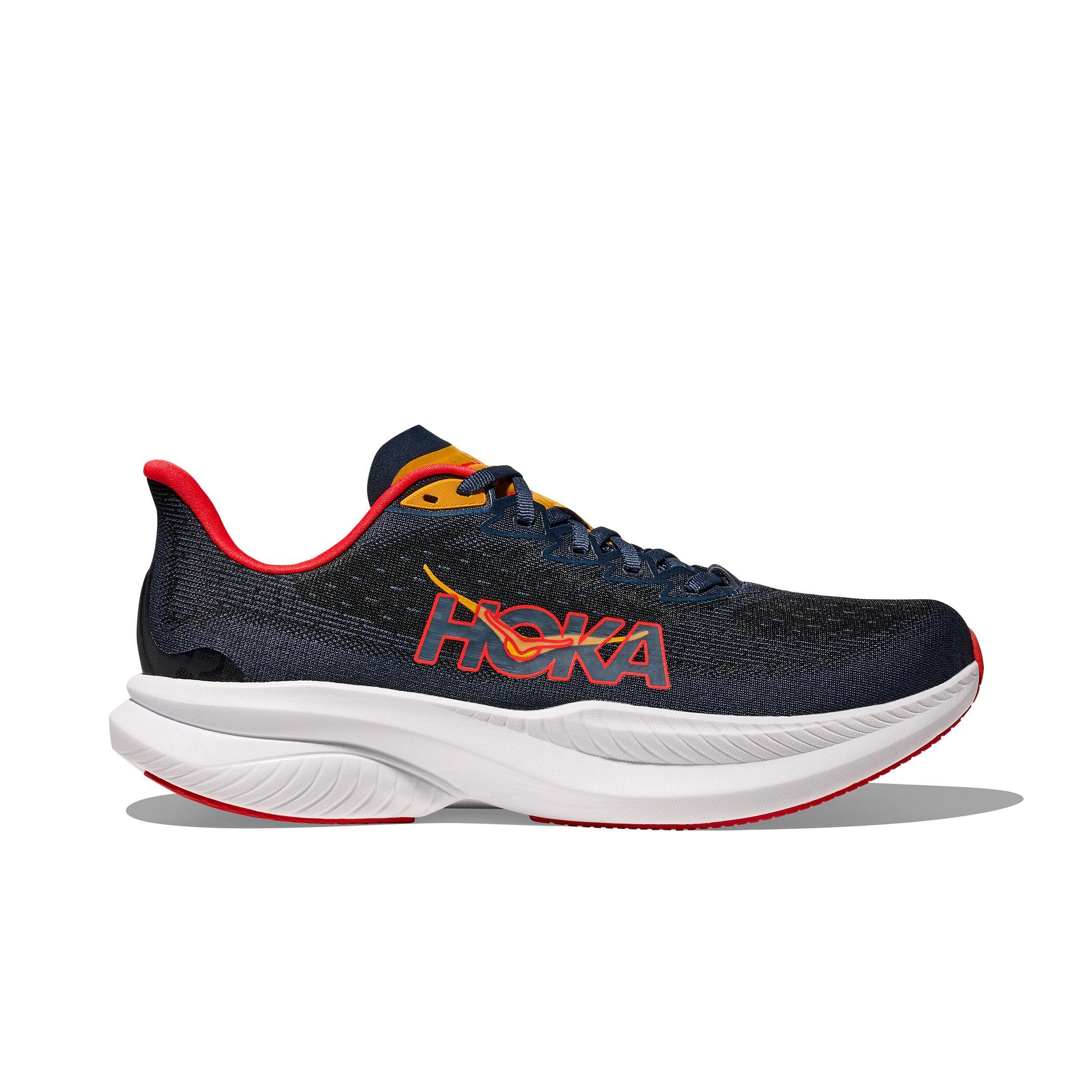 Hoka Mach 6 "Navy/Red/White" Men's Running Shoe - NAVY/RED/WHITE Thumbnail View 1