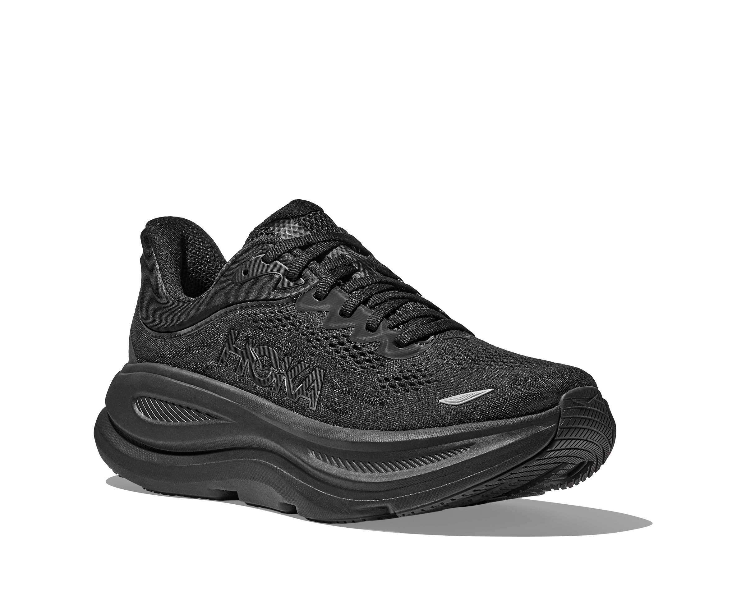 Hoka Bondi 9 "Black" Men's Shoe - BLACK Thumbnail View 5