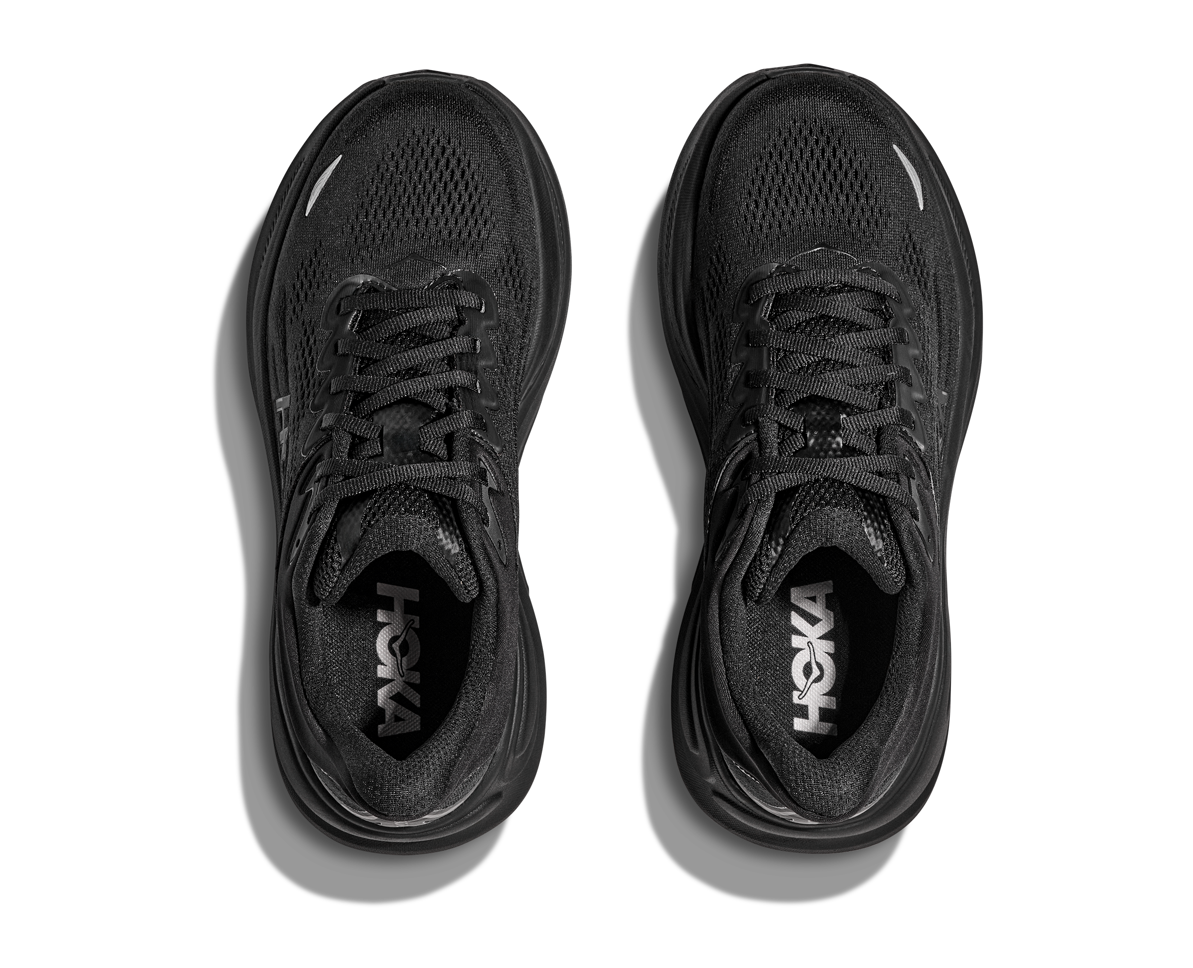 Hoka Bondi 9 "Black" Men's Shoe - BLACK Thumbnail View 7