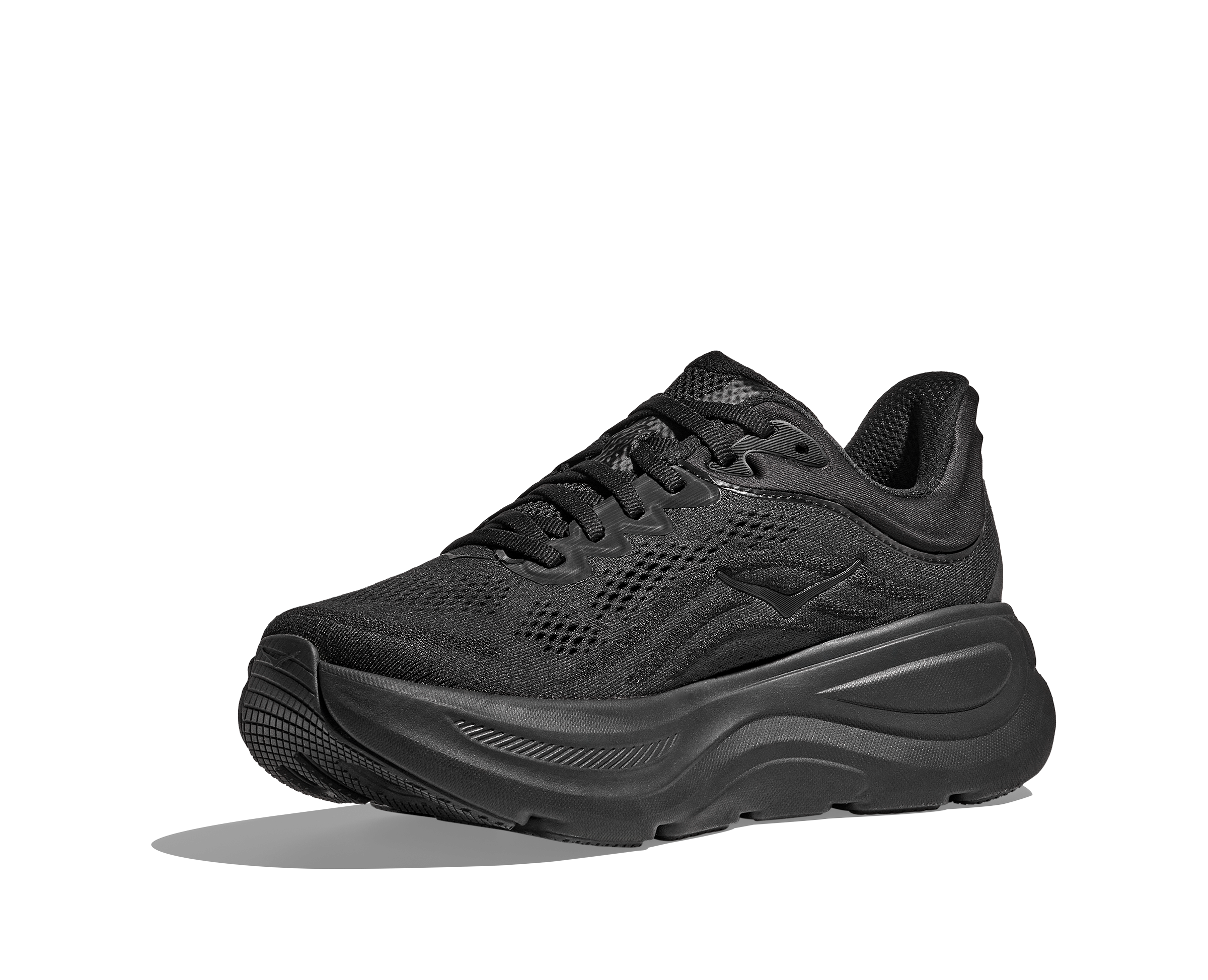 Hoka Bondi 9 "Black" Men's Shoe - BLACK Thumbnail View 8