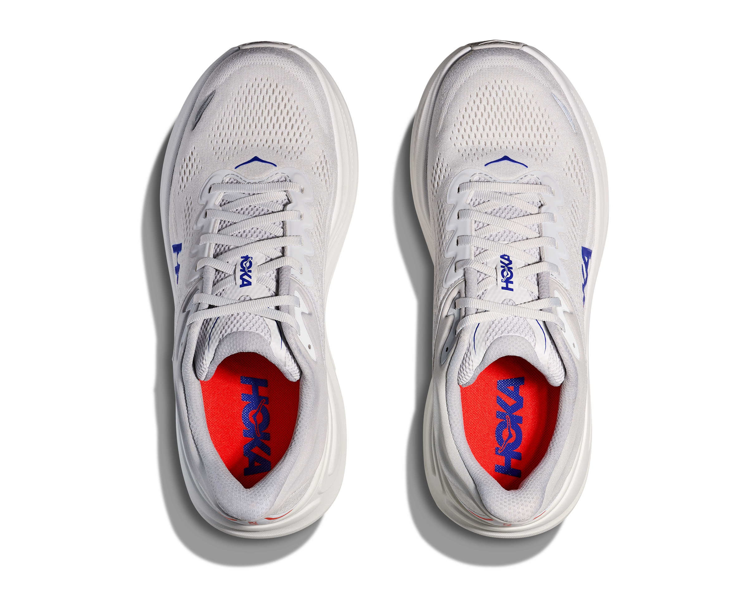 Hoka Bondi 9 Men's Extended Heel Pull Running Shoes - Grey