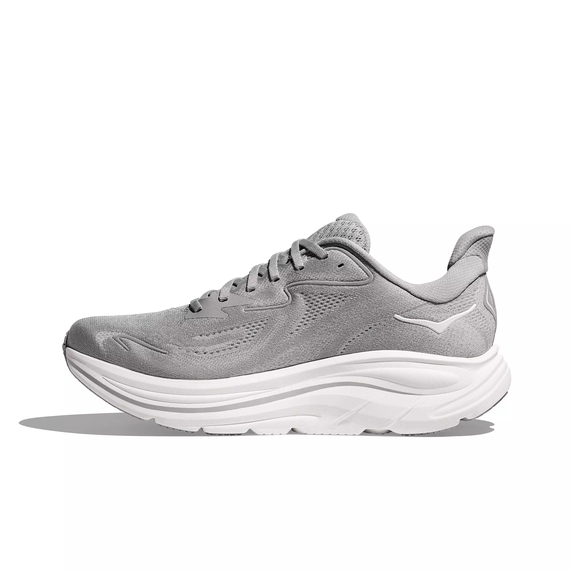 Hoka Clifton 10 "Stellar Grey/Stardust" Men's Running Shoe - GREY/WHITE