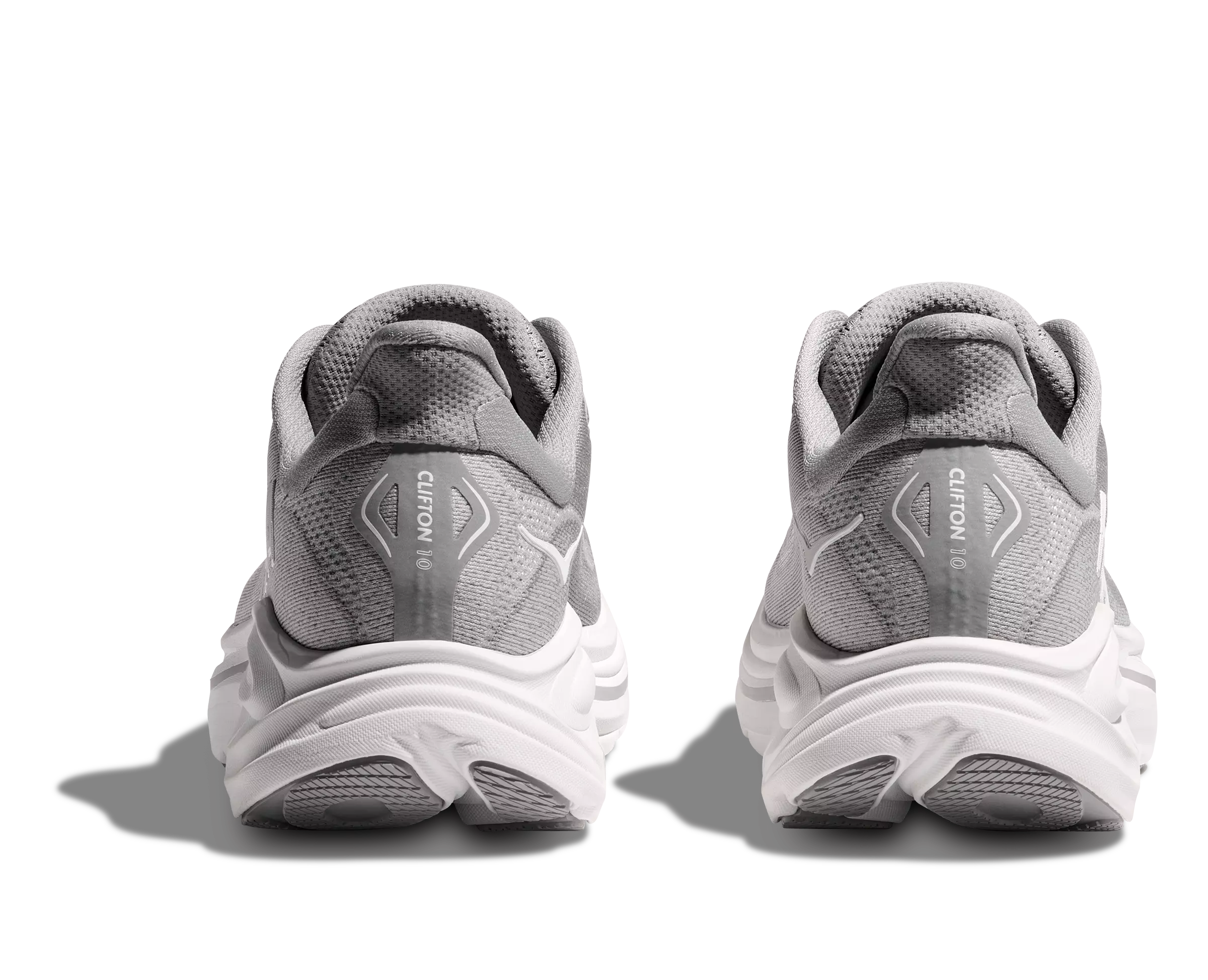 Hoka Clifton 10 "Stellar Grey/Stardust" Men's Running Shoe - GREY/WHITE