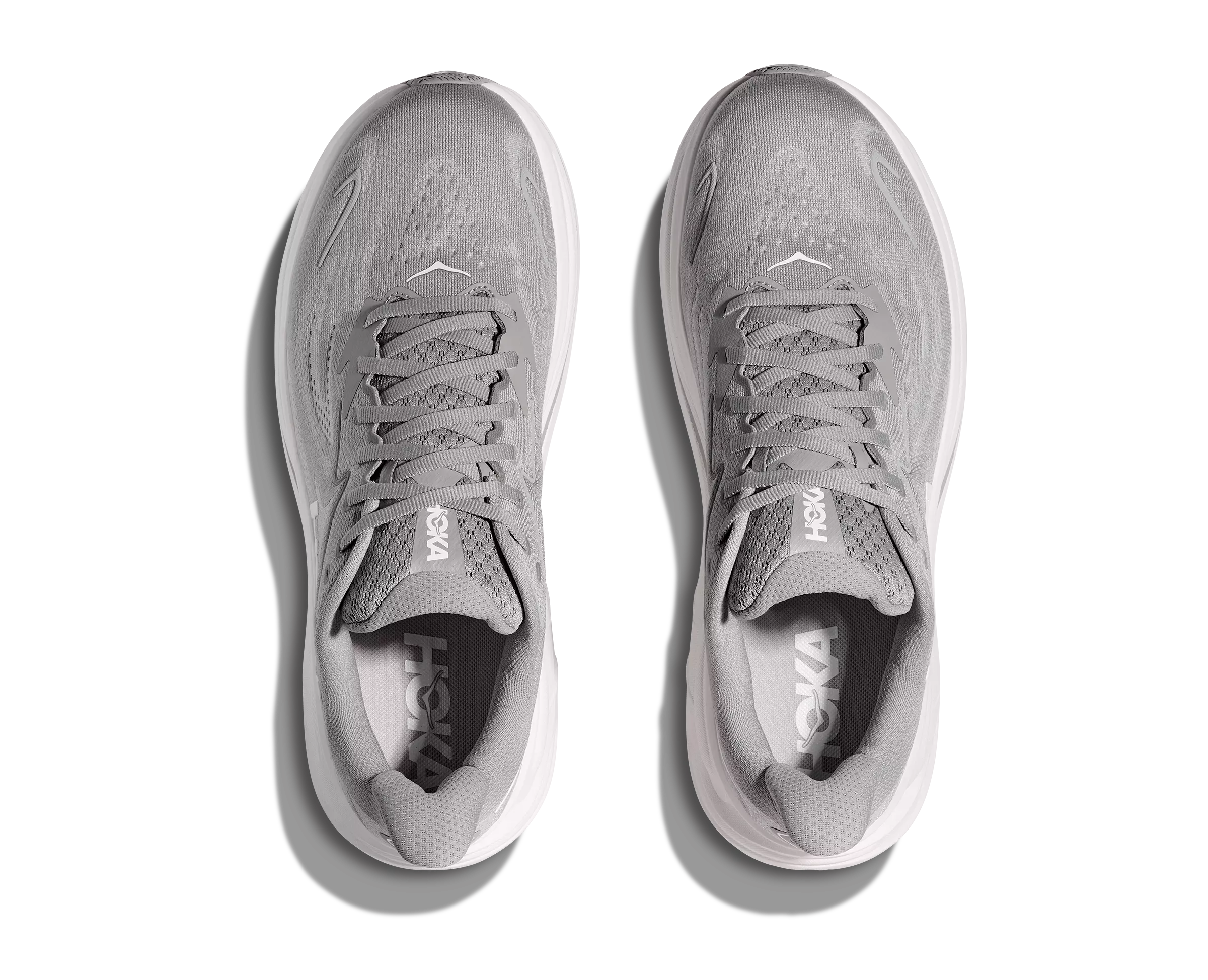 Hoka Clifton 10 "Stellar Grey/Stardust" Men's Running Shoe - GREY/WHITE