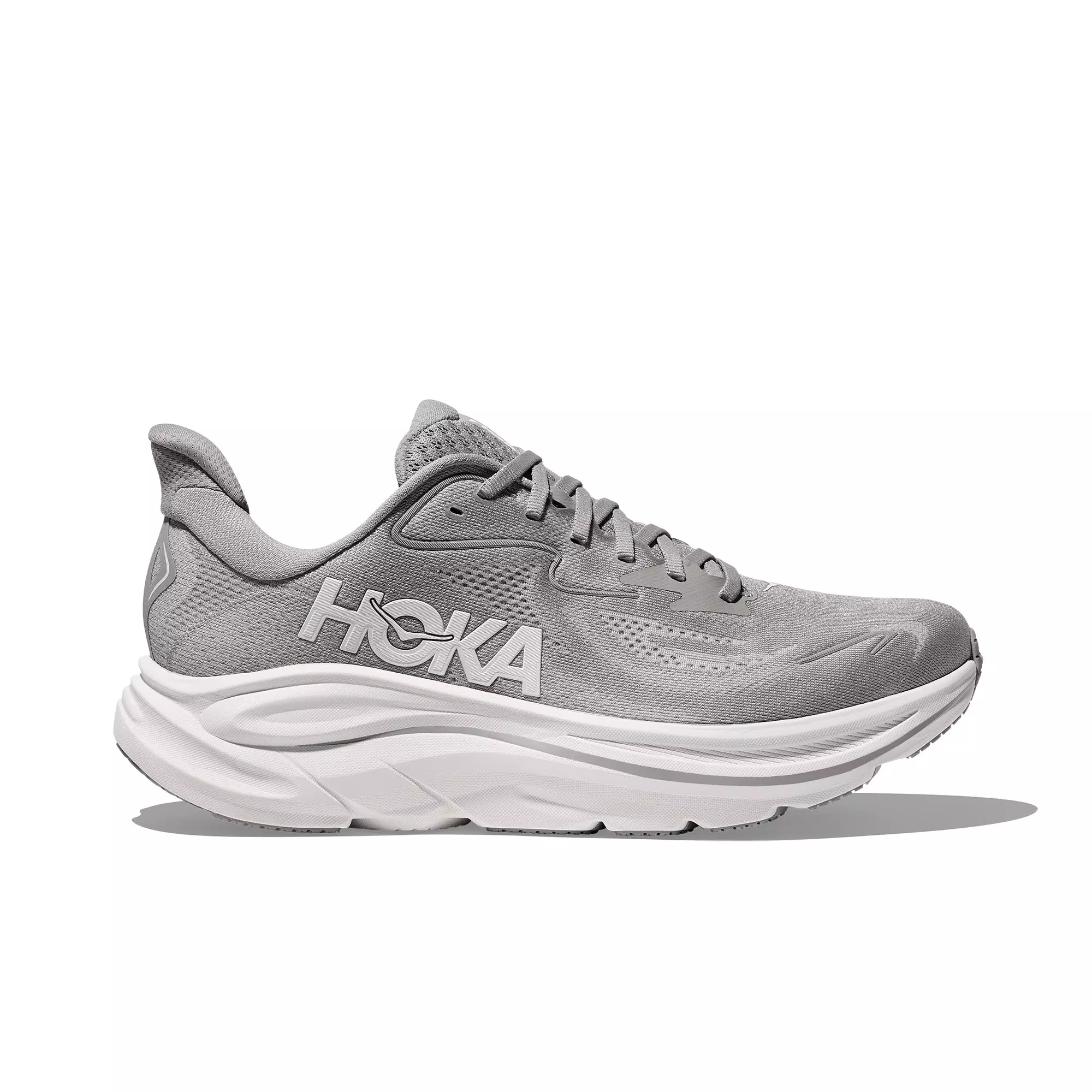 Hoka Clifton 10 "Stellar Grey/Stardust" Men's Running Shoe - GREY/WHITE
