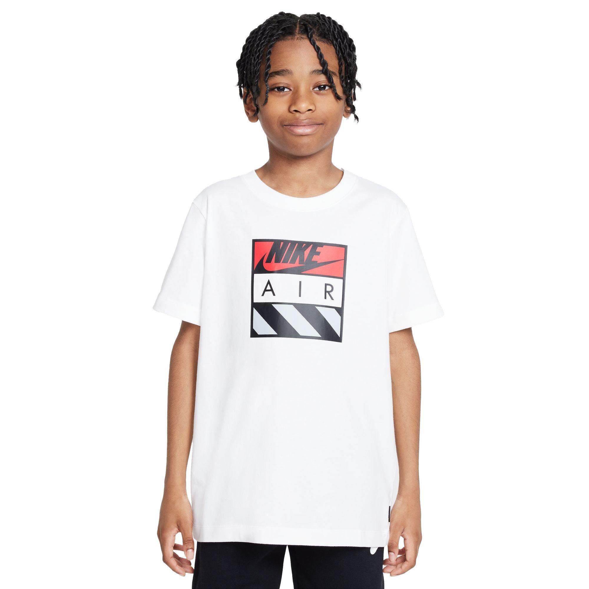 Nike Big Boys' Air Tee - WHITE