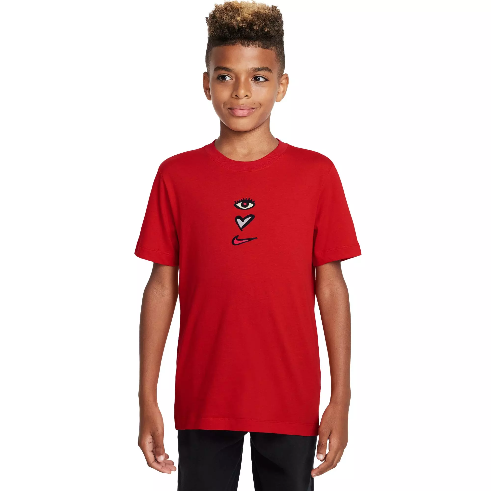 Nike Big Kids' Sportswear Tee - RED