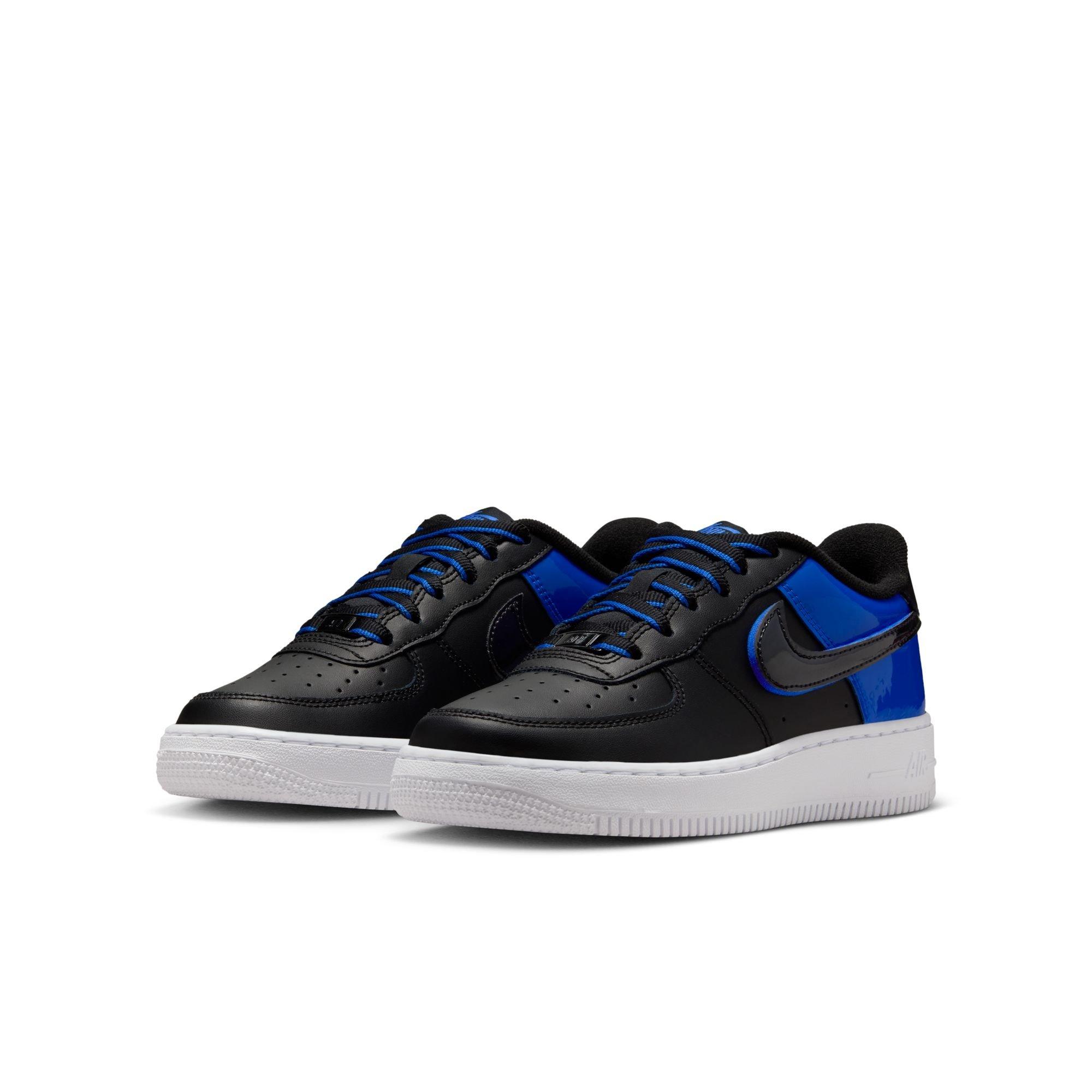 Nike Air Force 1 Low Grade School Boys' "Black/Racer Blue/White" Shoe