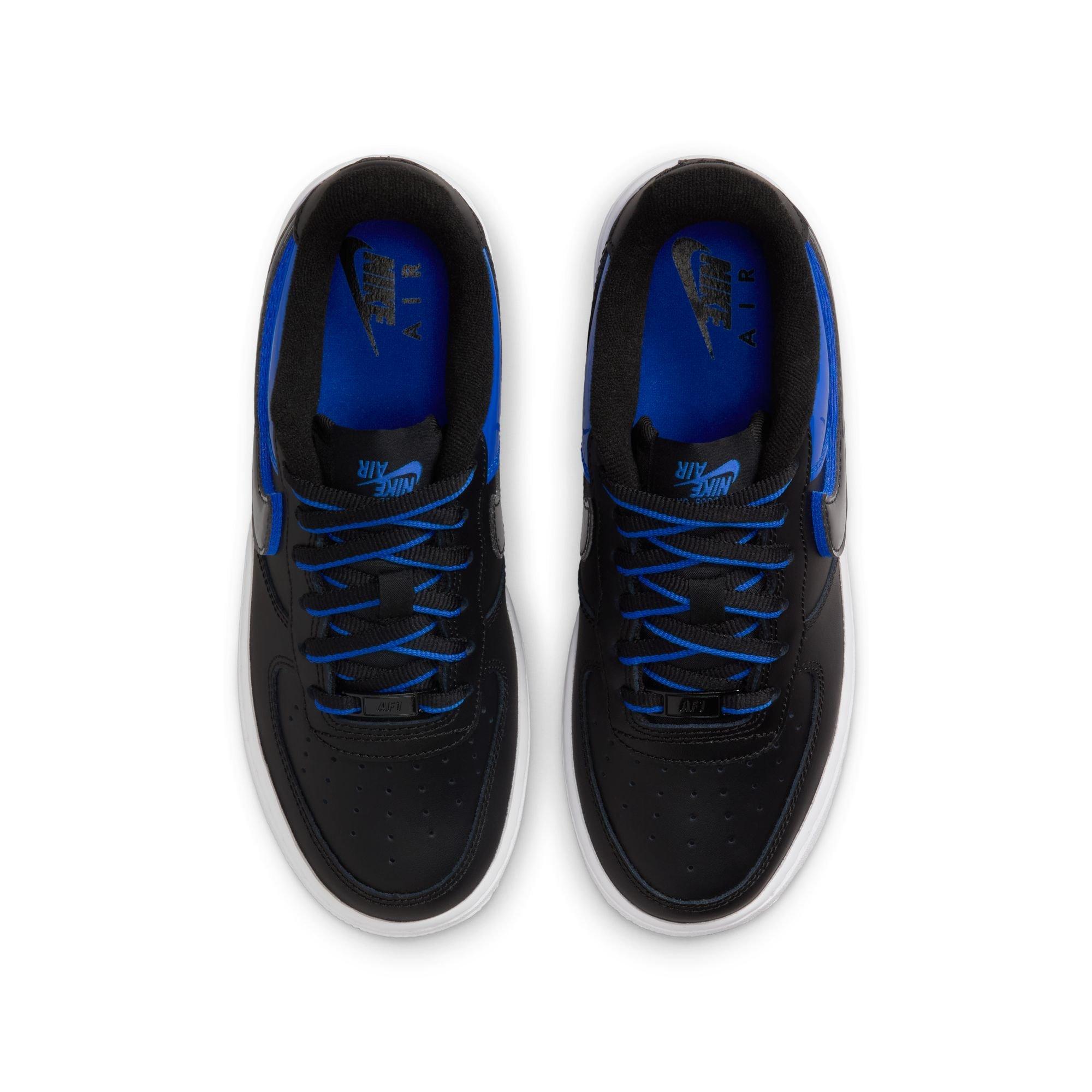 Nike Air Force 1 Low Grade School Boys' "Black/Racer Blue/White" Shoe