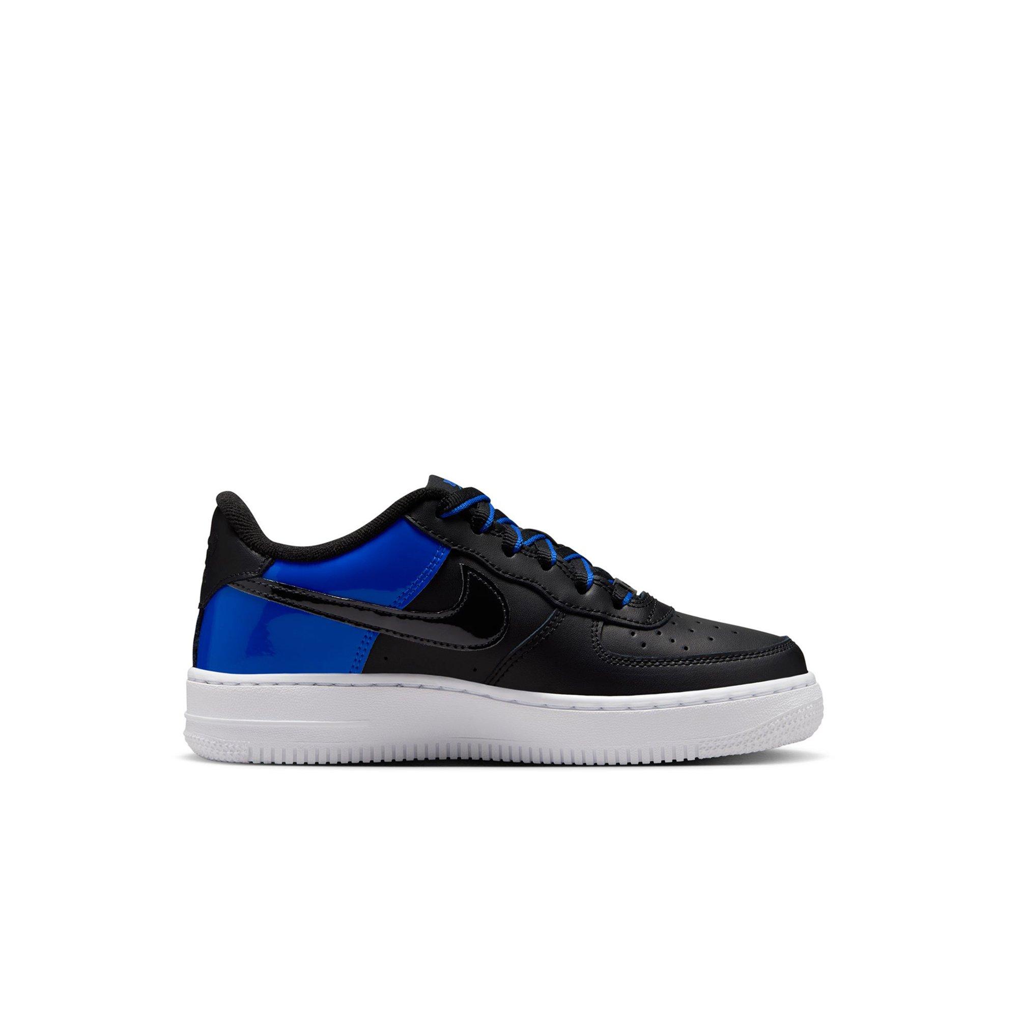 Nike Air Force 1 Low Preschool Boys' "Black/Racer Blue/White" Shoe