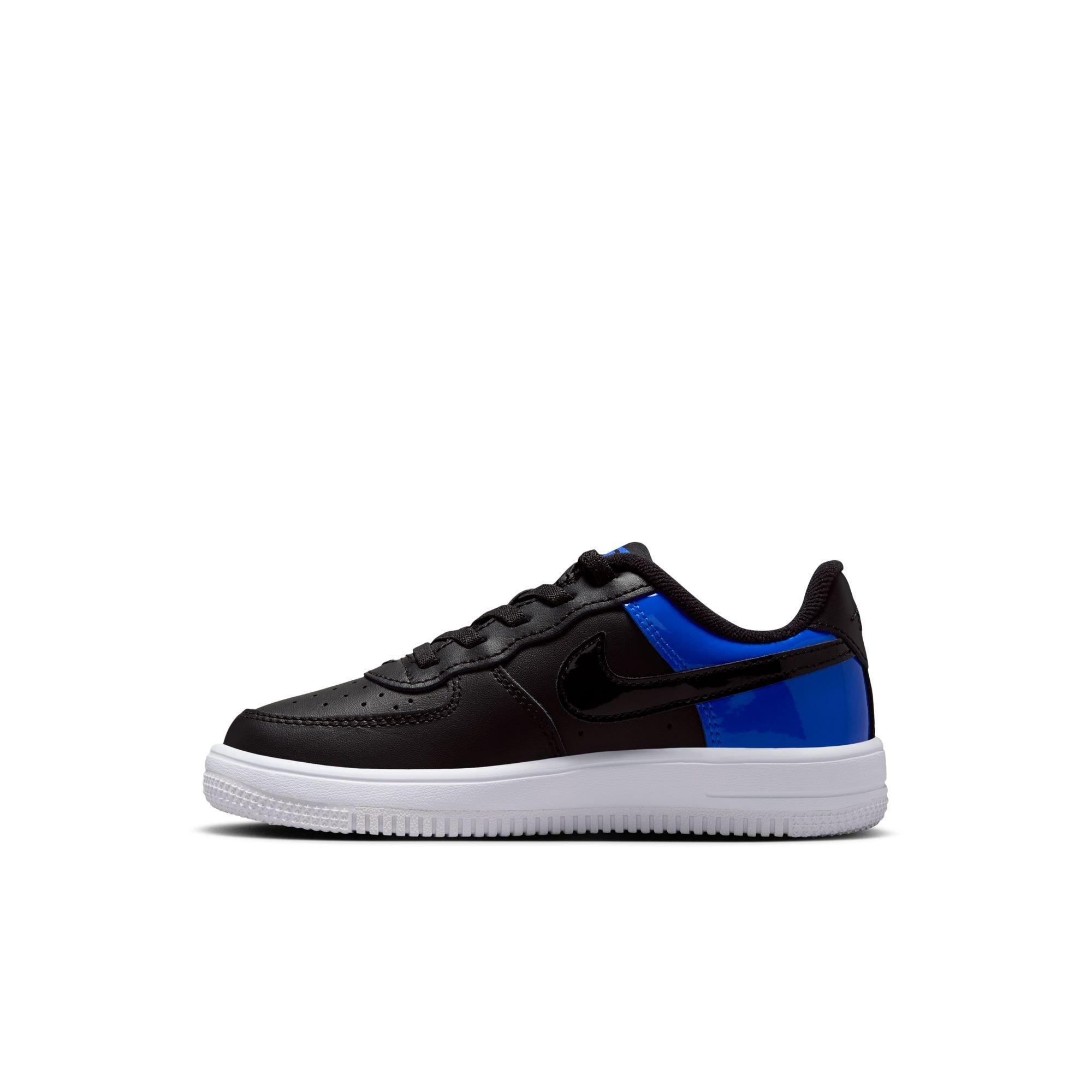 Nike Air Force 1 Low EasyOn Toddler Boys' "Black/Racer Blue/White" Shoe