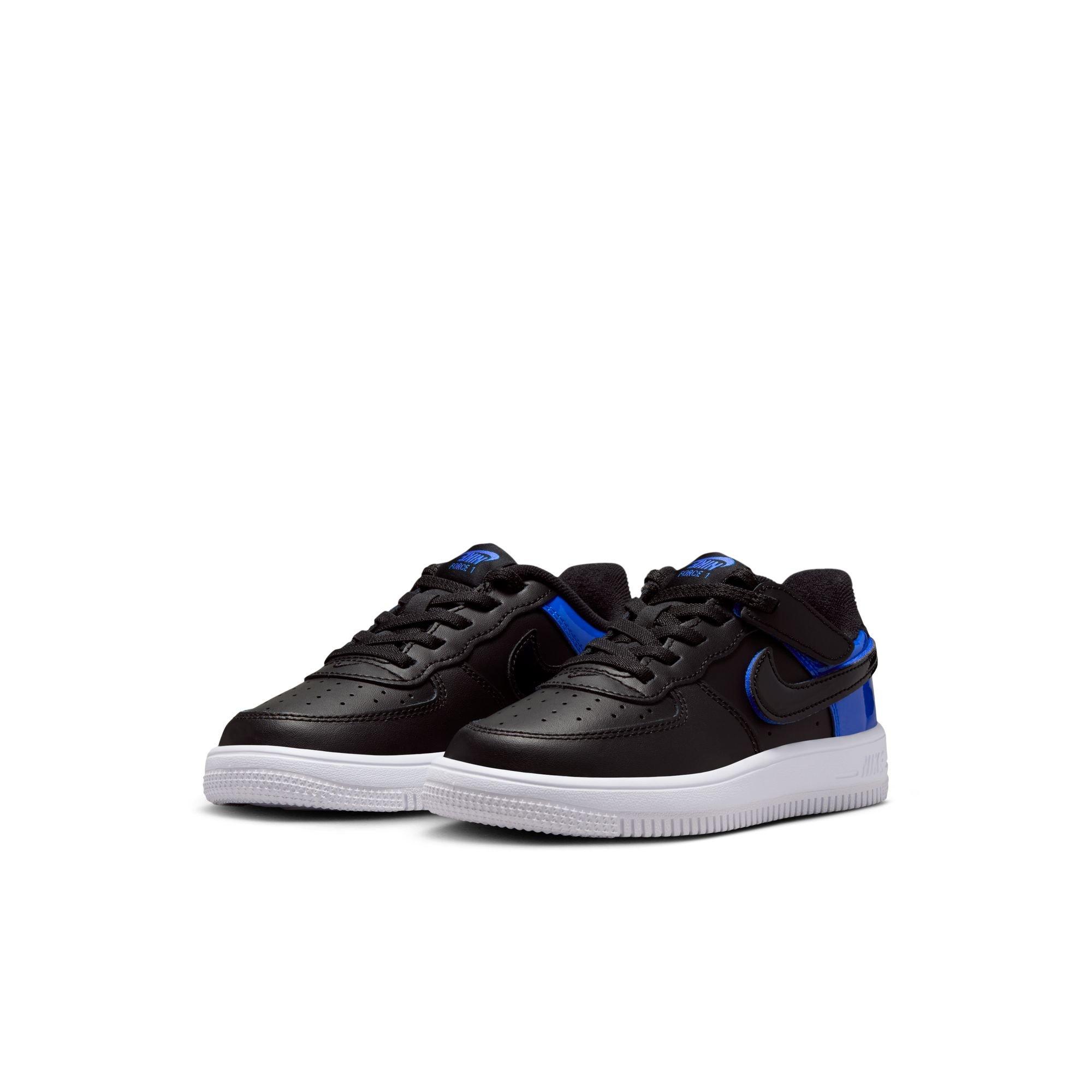 Nike Air Force 1 Low EasyOn Toddler Boys' "Black/Racer Blue/White" Shoe