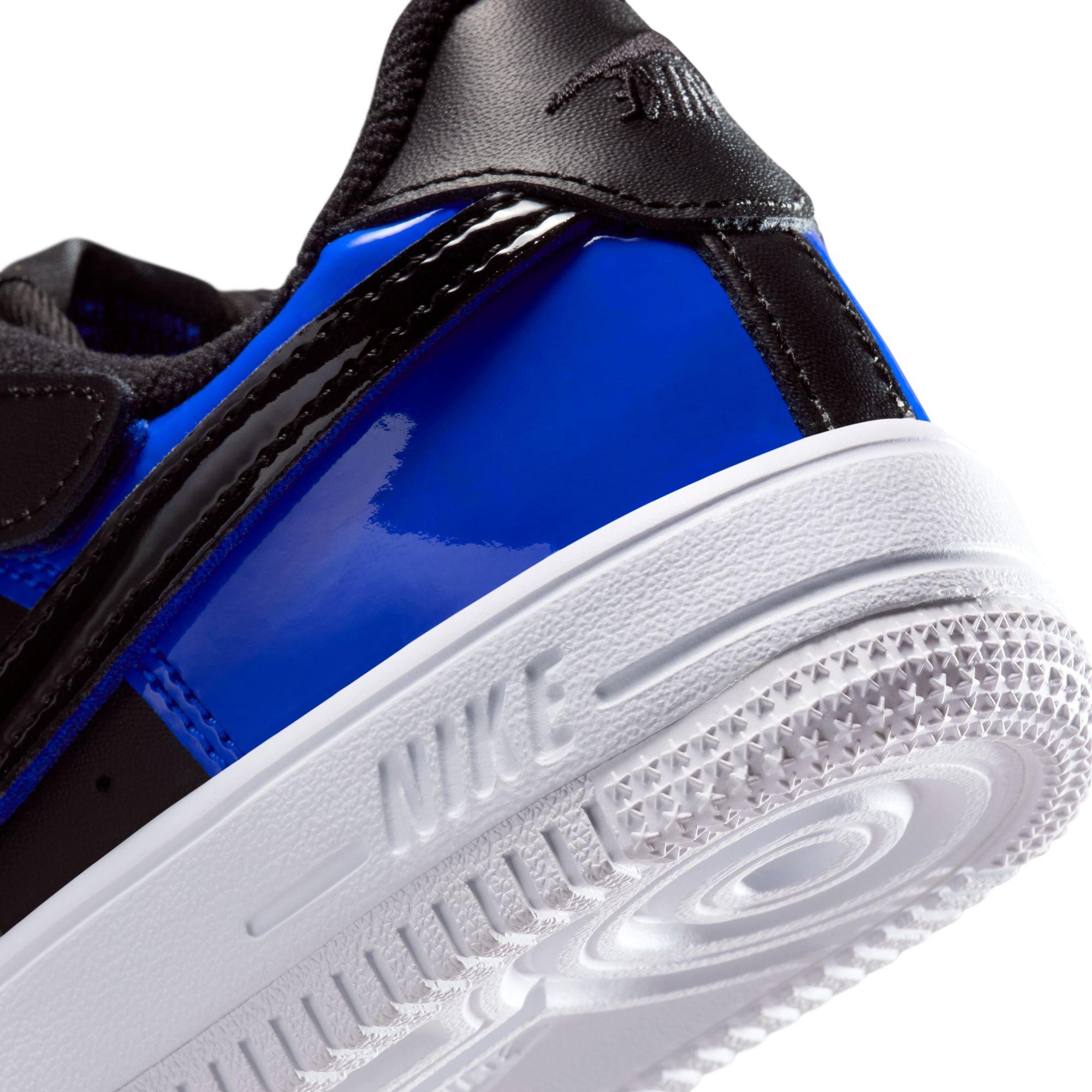 Nike Air Force 1 Low EasyOn Toddler Boys' "Black/Racer Blue/White" Shoe