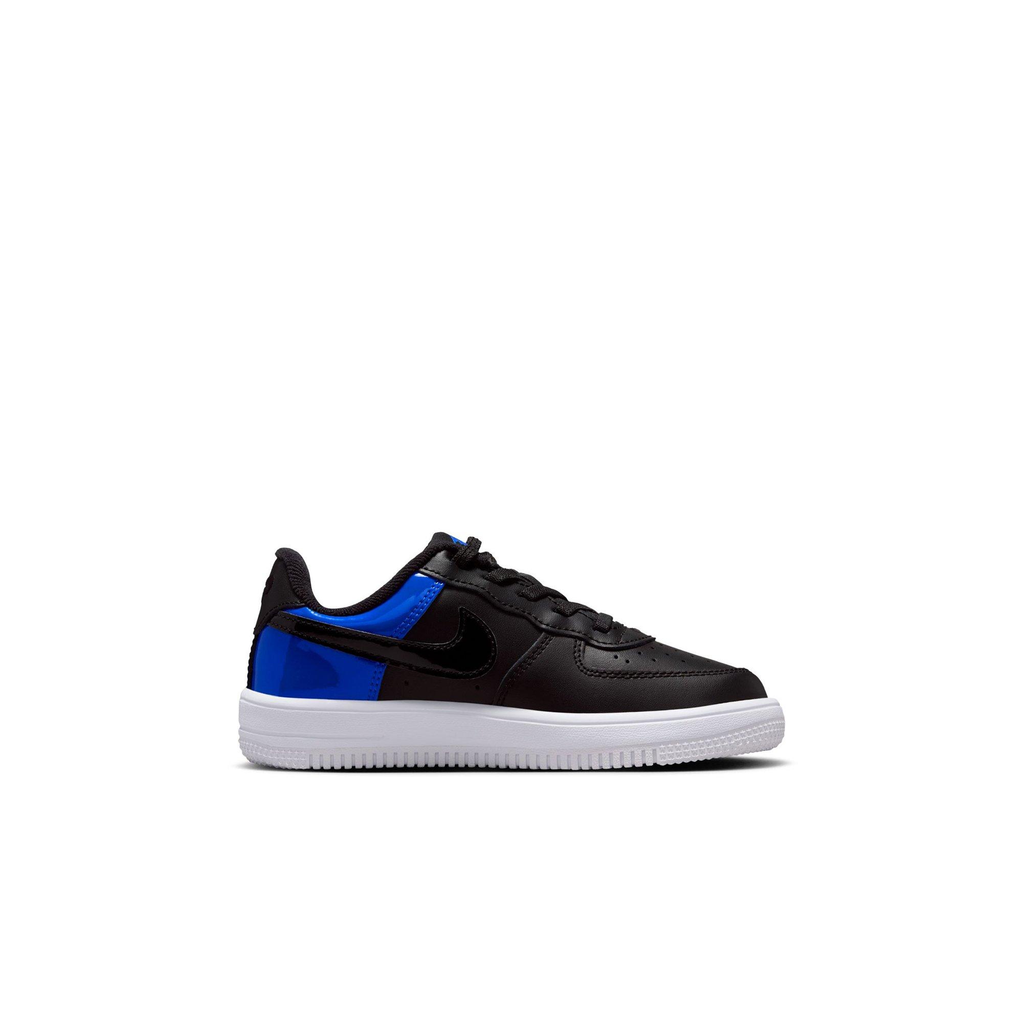 Nike Air Force 1 Low EasyOn Toddler Boys' "Black/Racer Blue/White" Shoe