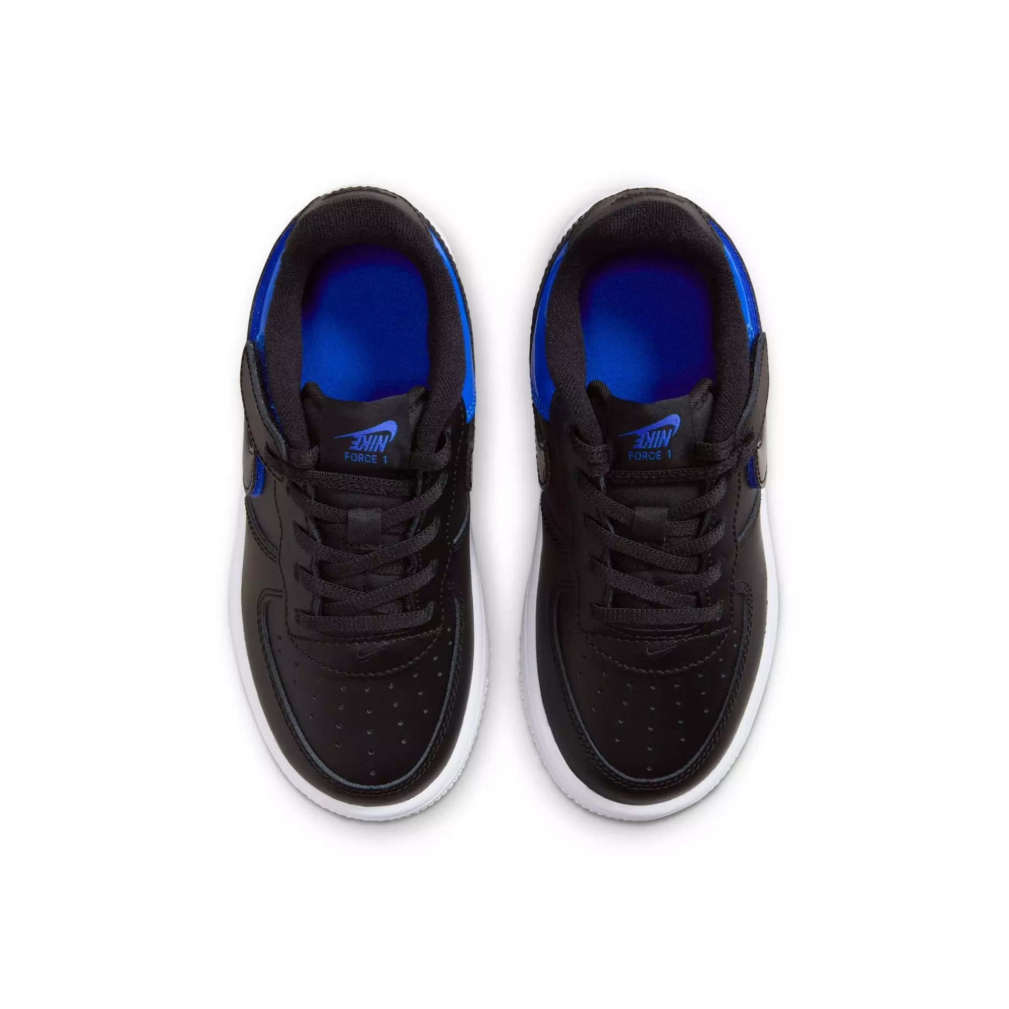 Nike Air Force 1 Low EasyOn "Black/Racer Blue/White" Preschool Boys' Shoe - BLUE/BLACK