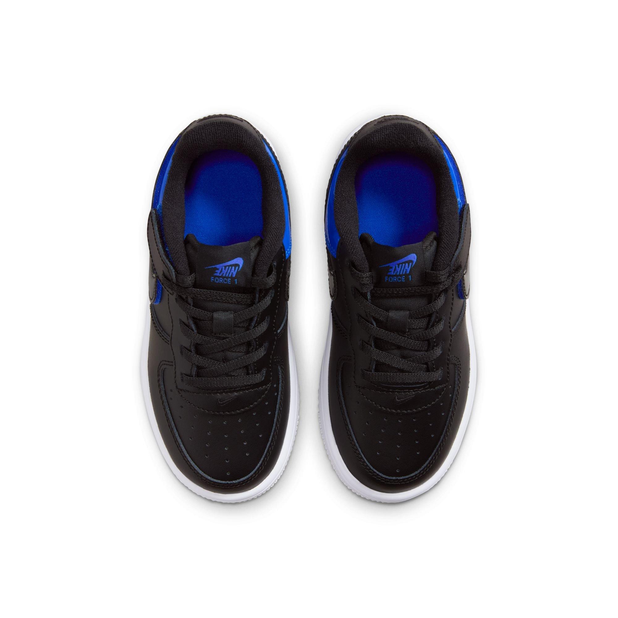 Nike Air Force 1 Low EasyOn "Black/Racer Blue" Toddler Boys' Shoe - BLUE/BLACK Thumbnail View 3