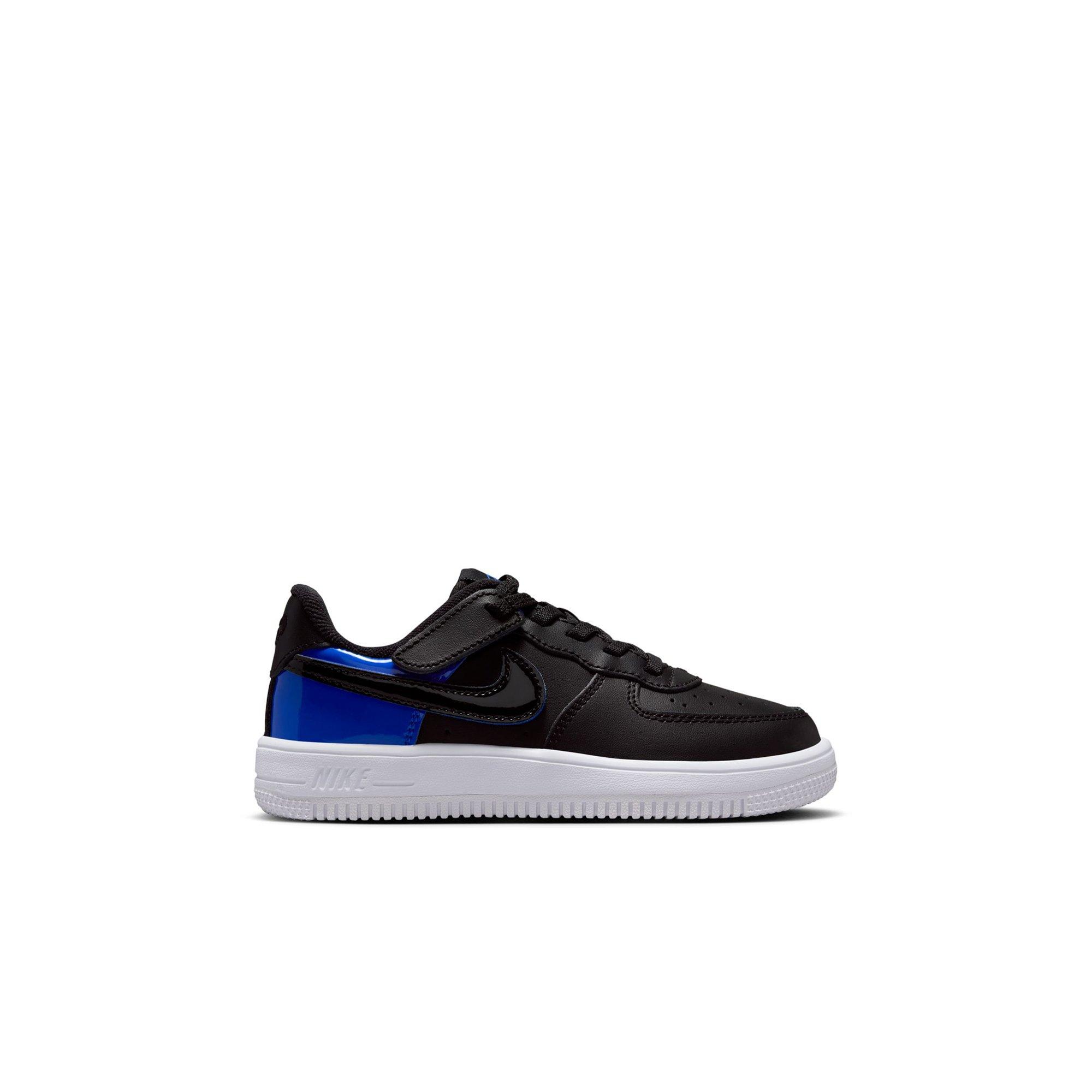 Nike Air Force 1 Low EasyOn "Black/Racer Blue" Toddler Boys' Shoe - BLUE/BLACK Thumbnail View 1
