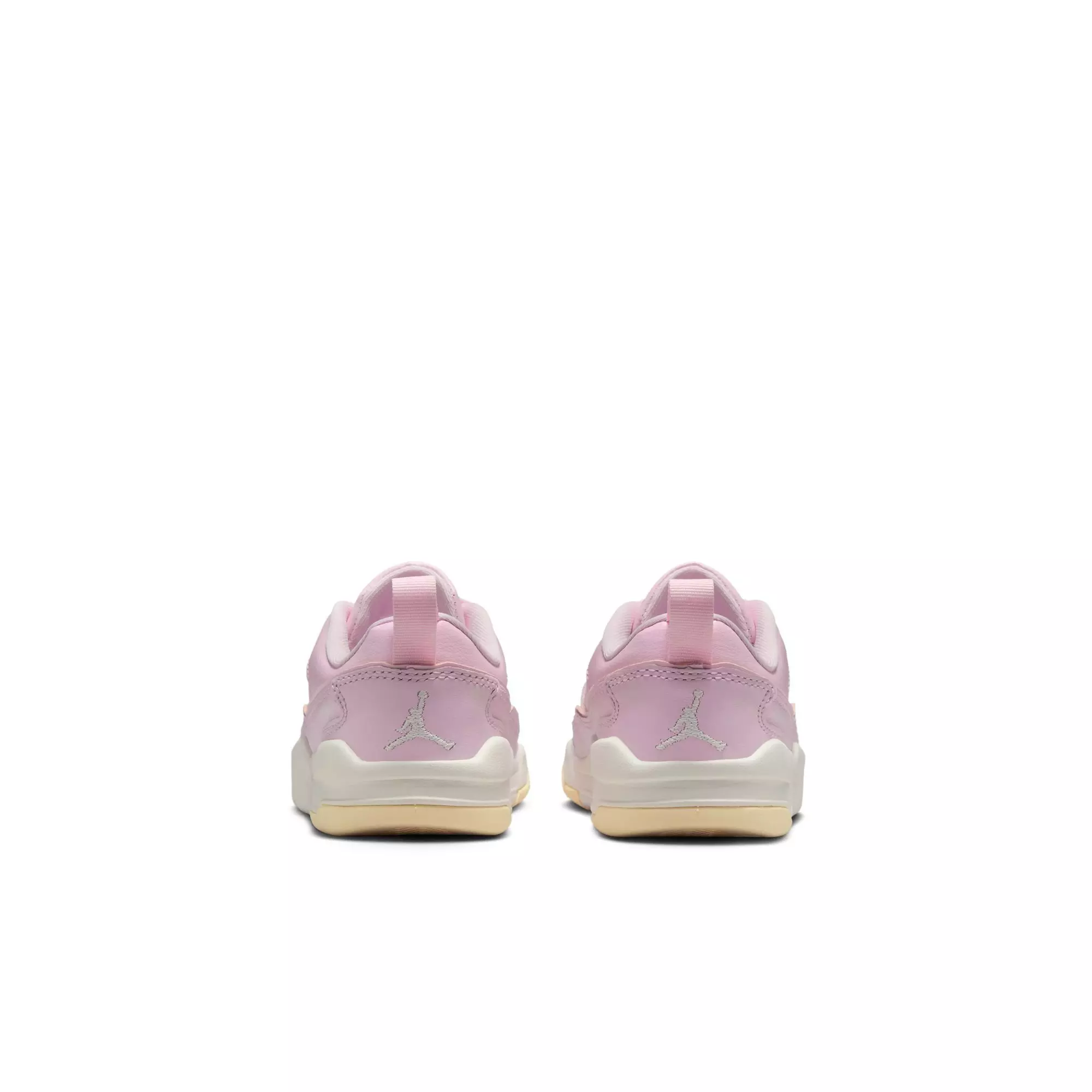 Jordan Flight Court "Pink Foam/Sail/Muslin" Preschool Girls' Shoe - PINK/WHITE