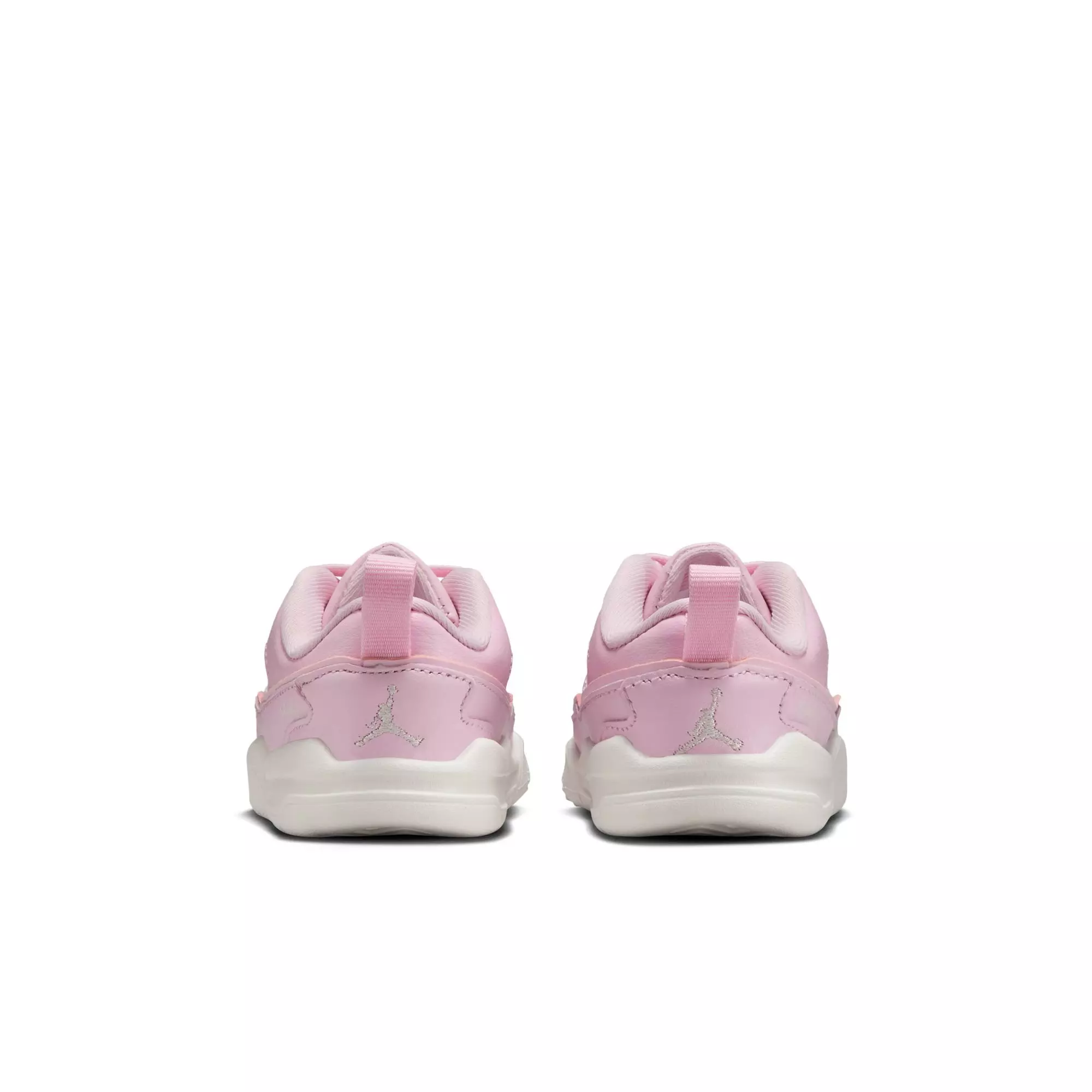Jordan Flight Court "Pink Foam/Sail/Muslin" Toddler Girls' Shoe - PINK/WHITE