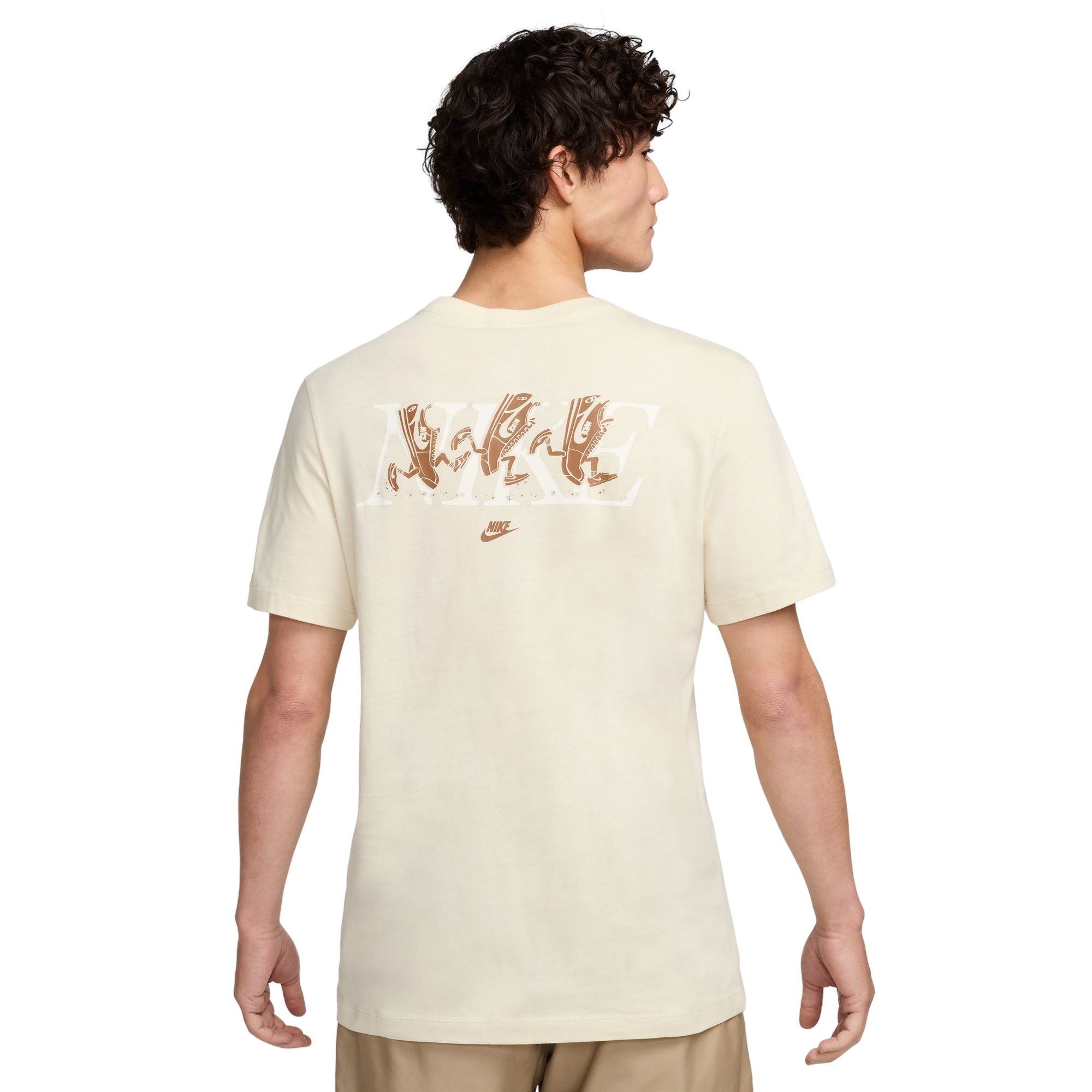 Nike Men's Sportswear Tee - Khaki - KHAKI Thumbnail View 2