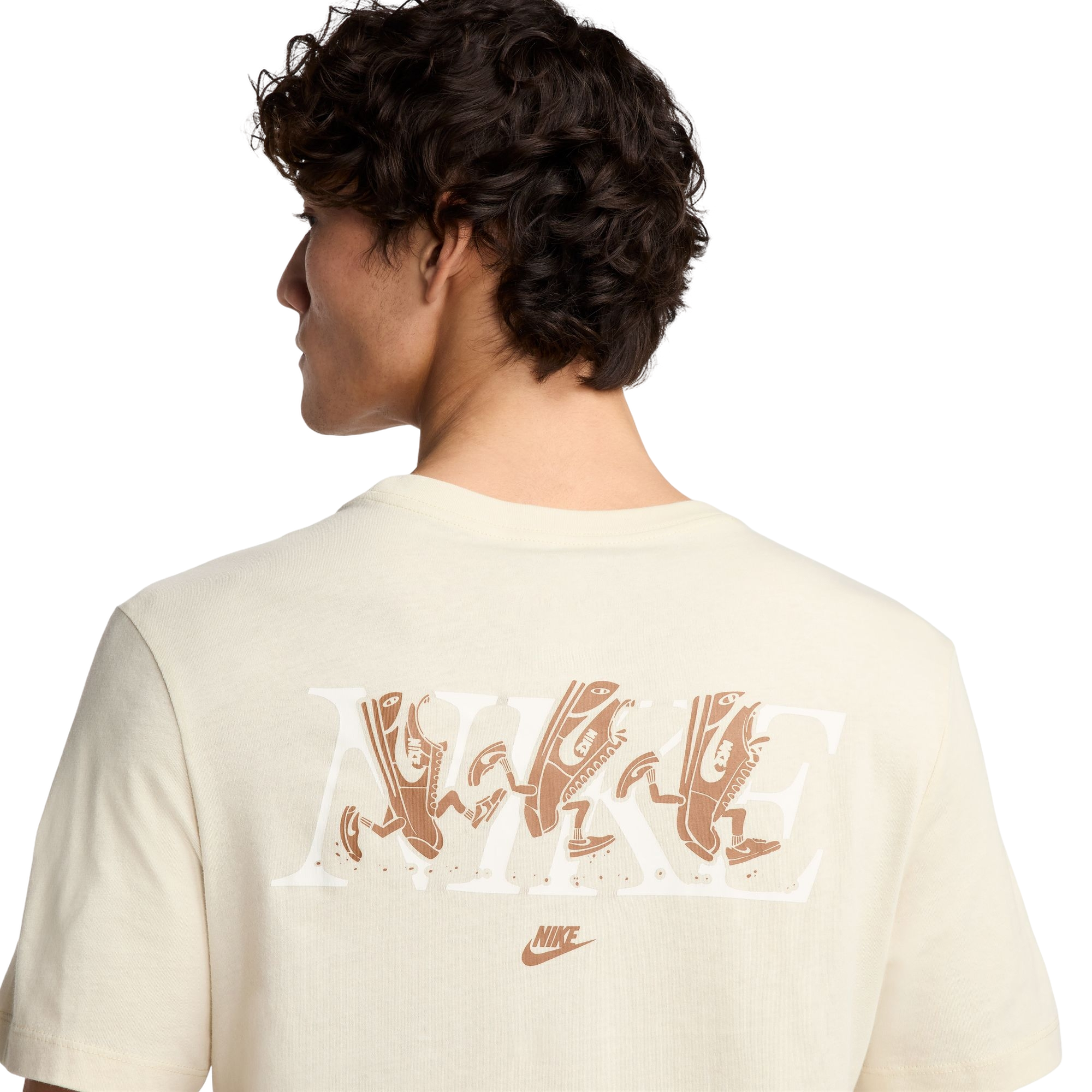 Nike Men's Sportswear Tee - KHAKI Thumbnail View 4