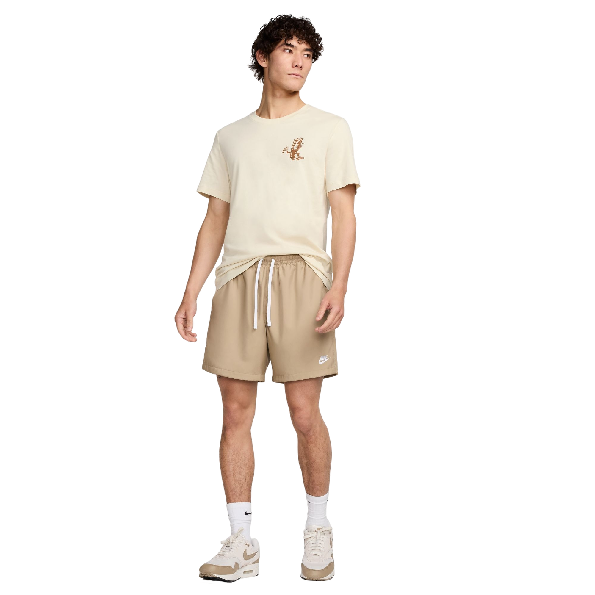 Nike Men's Sportswear Tee - KHAKI Thumbnail View 5