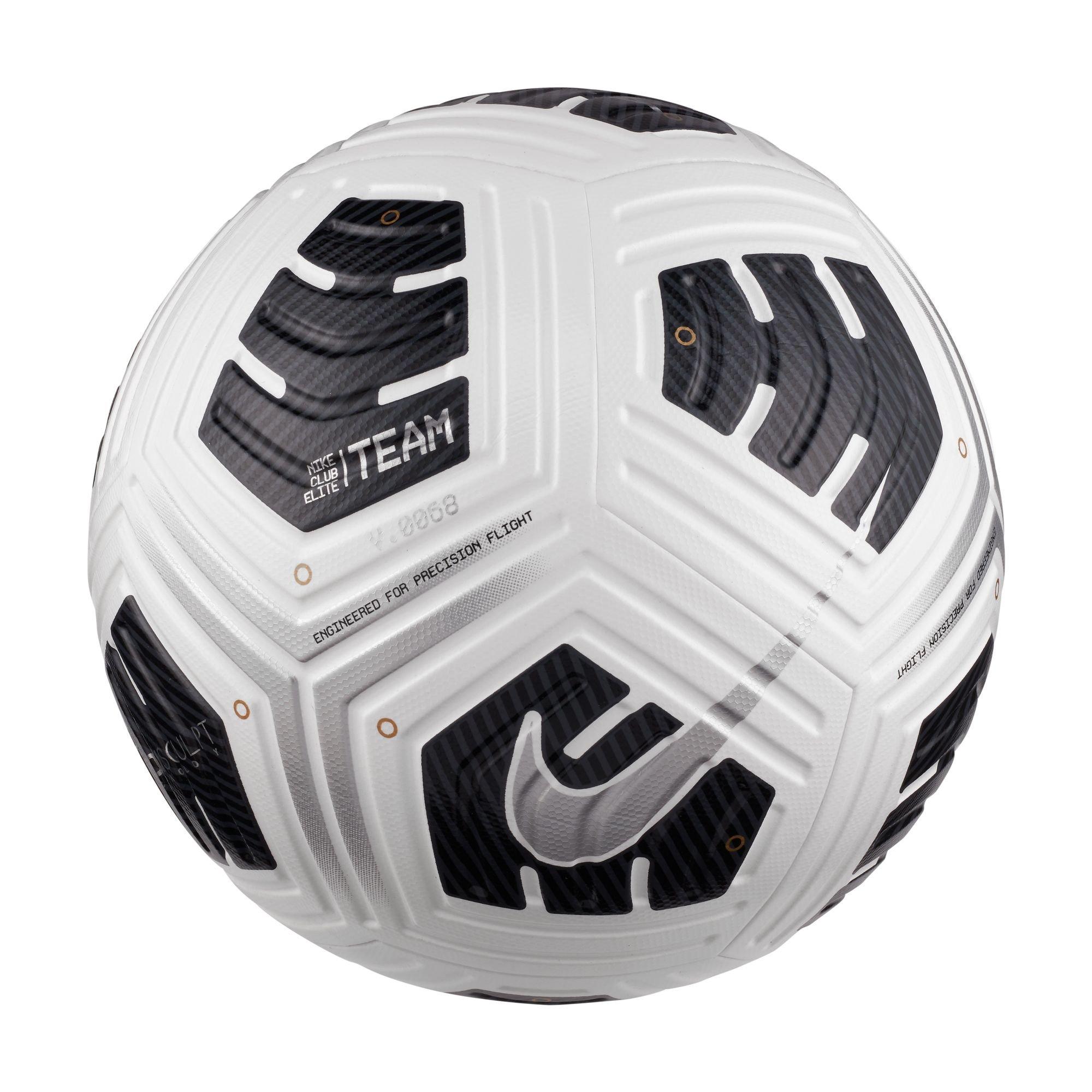Nike NFHS Club Elite Team Soccer Ball - WHITE/BLACK Thumbnail View 2