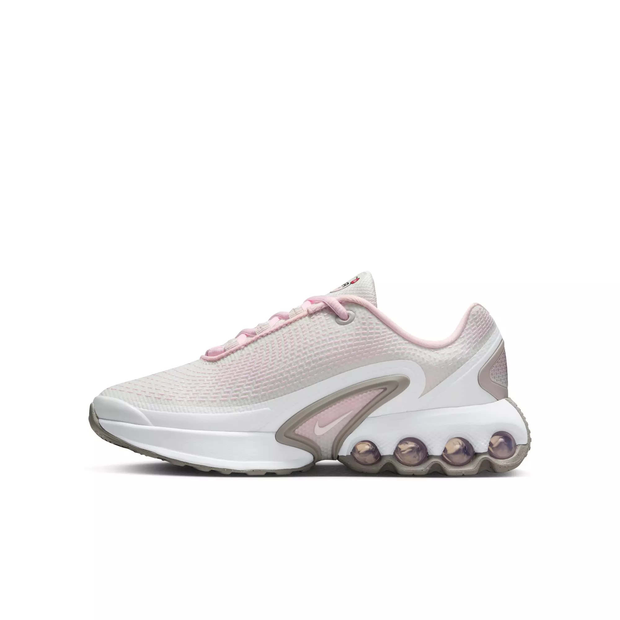 Nike Air Max Dn "Pink Foam/Summit White/College Grey" Grade School Girls' Shoe - PINK/WHITE