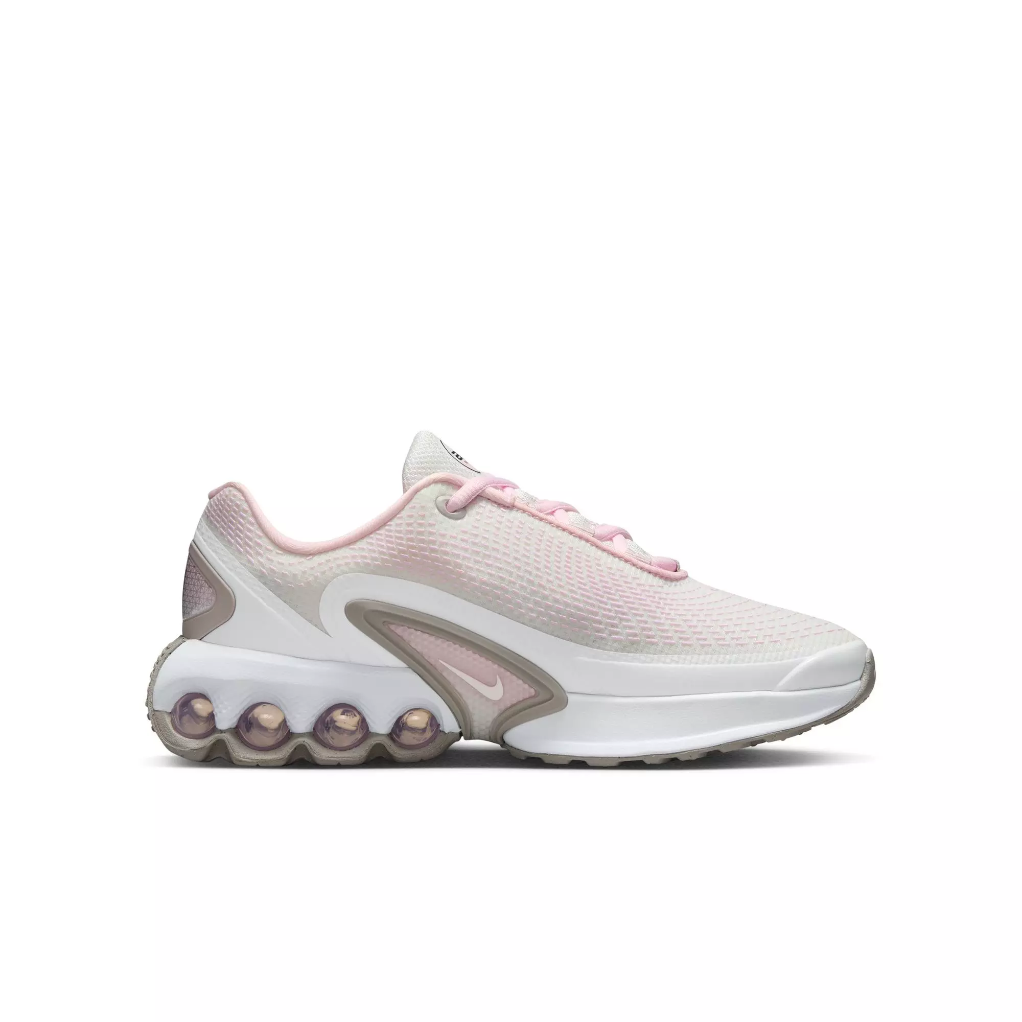 Nike Air Max Dn "Pink Foam/Summit White/College Grey" Grade School Girls' Shoe - PINK/WHITE