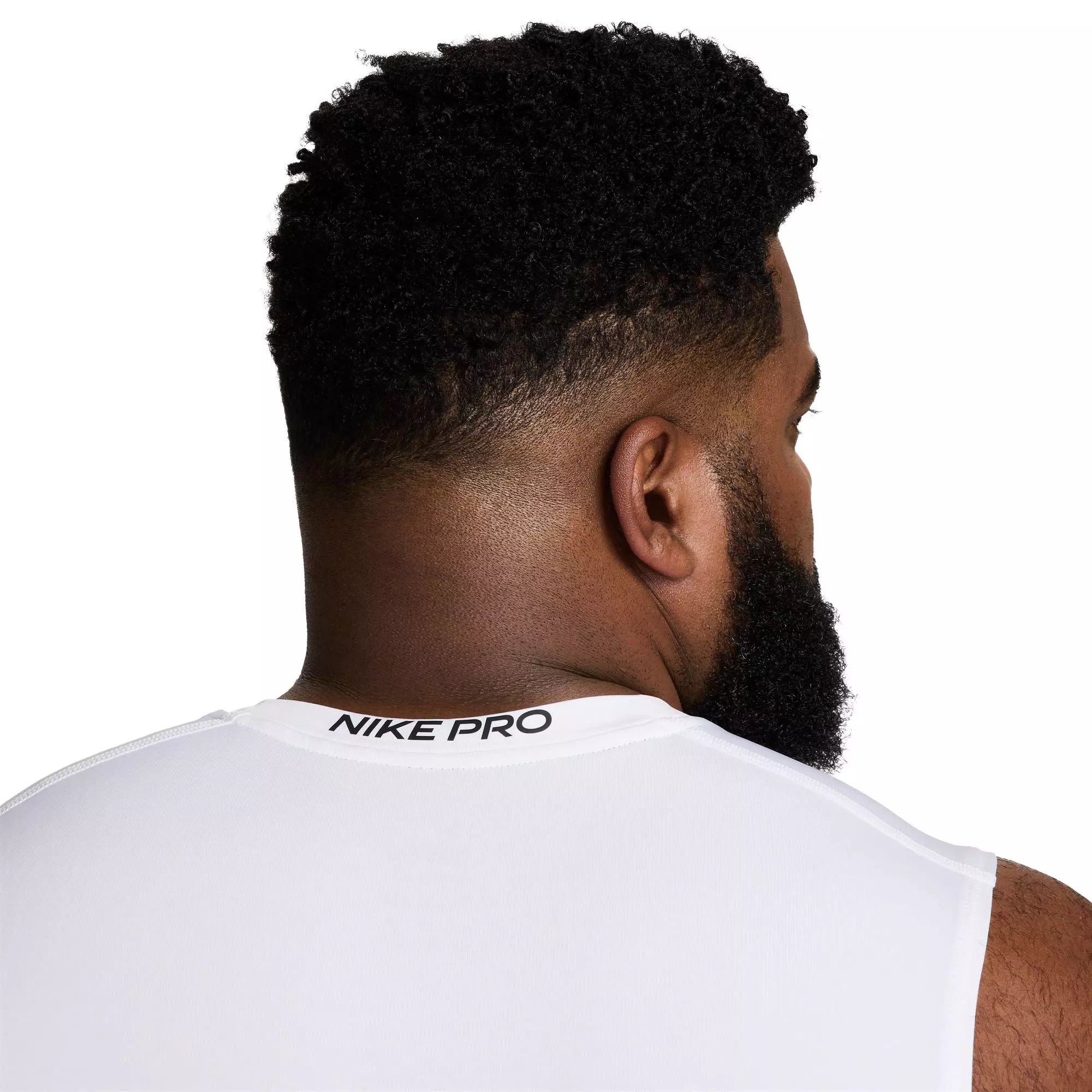 Nike Men's Pro Dri-FIT Slim Sleeveless Top - WHITE