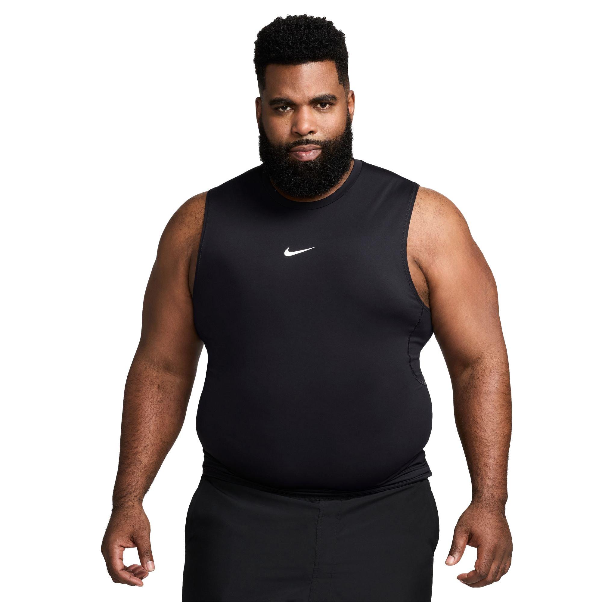 Nike Men's Pro Dri-FIT Slim Sleeveless Top - Black - BLACK Thumbnail View 1