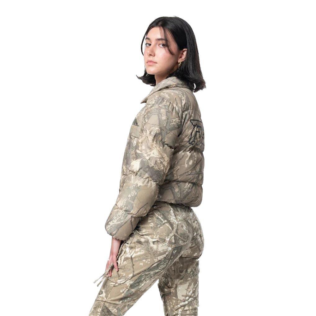 Smoke Rise Women's Camo Bubble Jacket - CAMOUFLAGE Thumbnail View 3