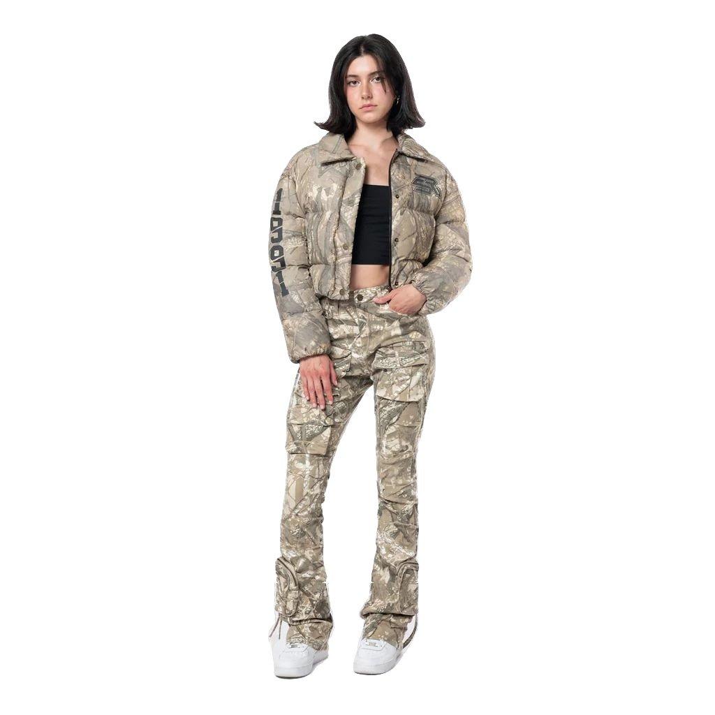 Smoke Rise Women's Camo Bubble Jacket - CAMOUFLAGE Thumbnail View 5