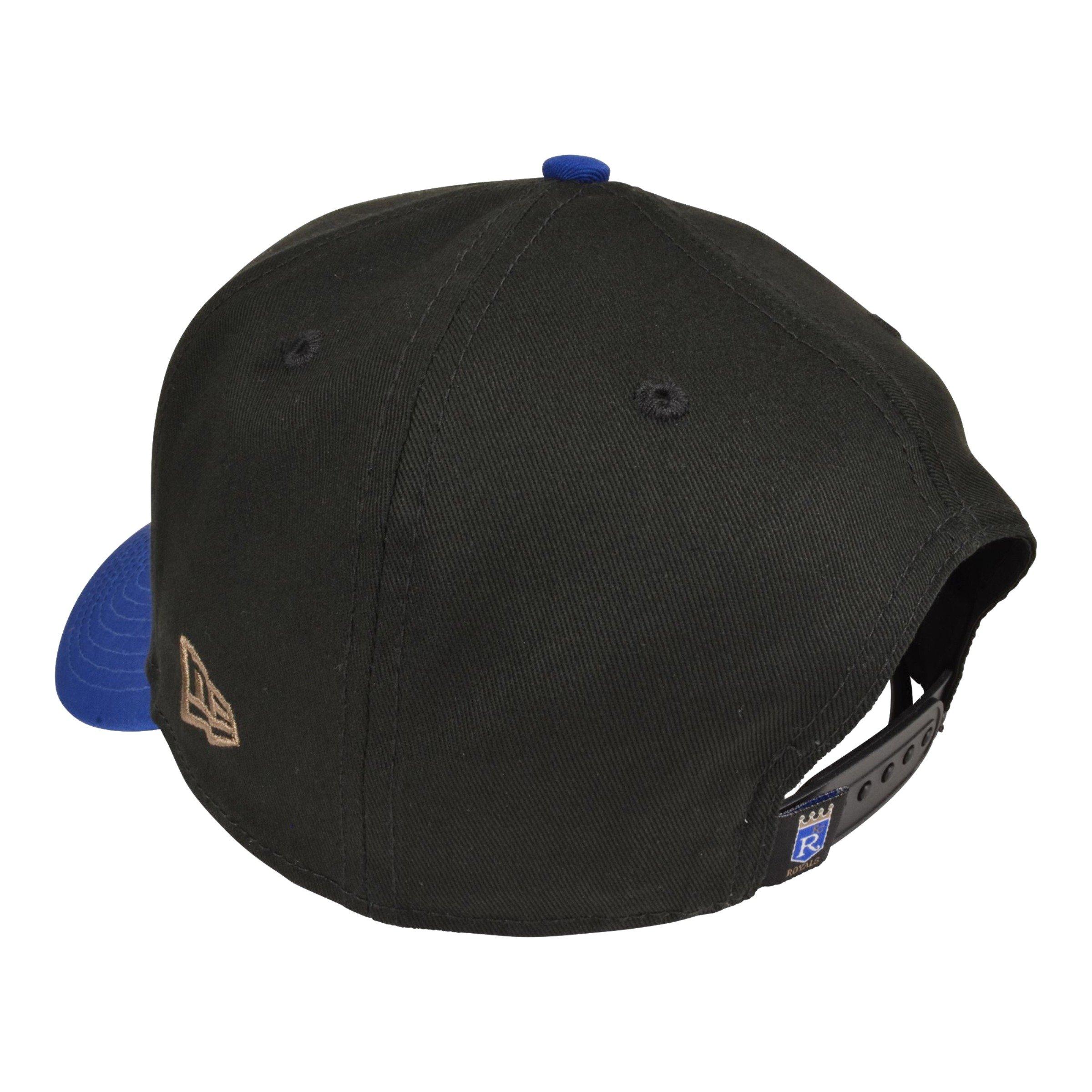 Men's New Era Kansas City Royals A Frame 9Forty Dual Logo: Black/Blue
