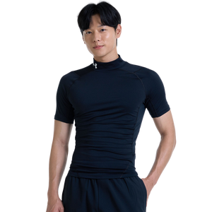 Under Armour Men's HeatGear Compression Mock Short-Sleeve Shirt