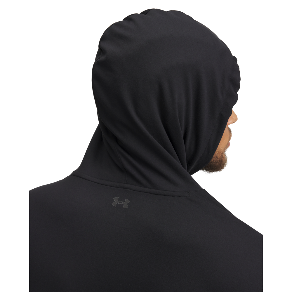 Under Armour Men's Motion Pullover Hoodie - BLACK Thumbnail View 3