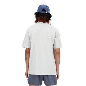 New Balance Men's Athletics Cotton Tee-Grey