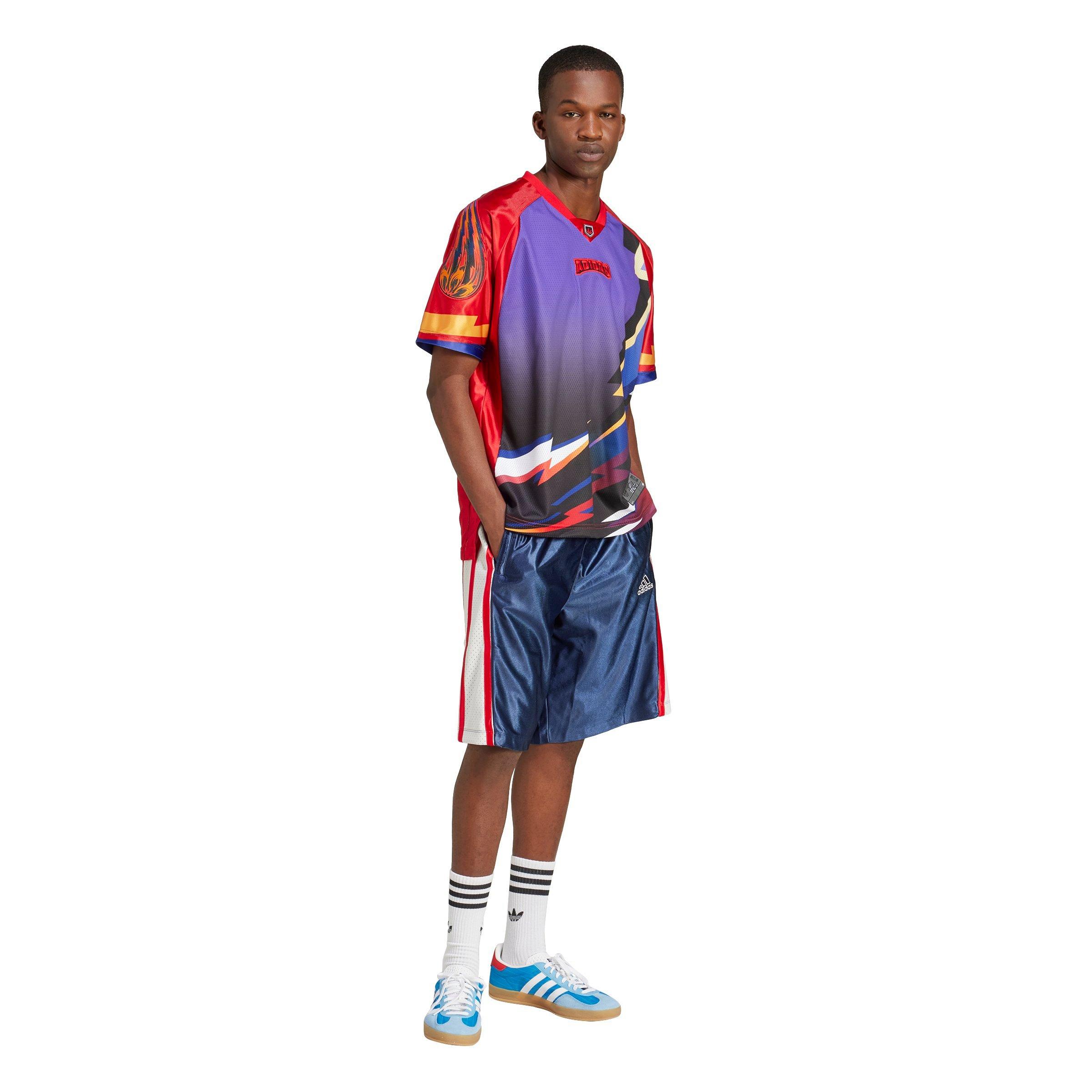 adidas Originals Men's Adilenium Season 3 Team Jersey - RED Thumbnail View 4