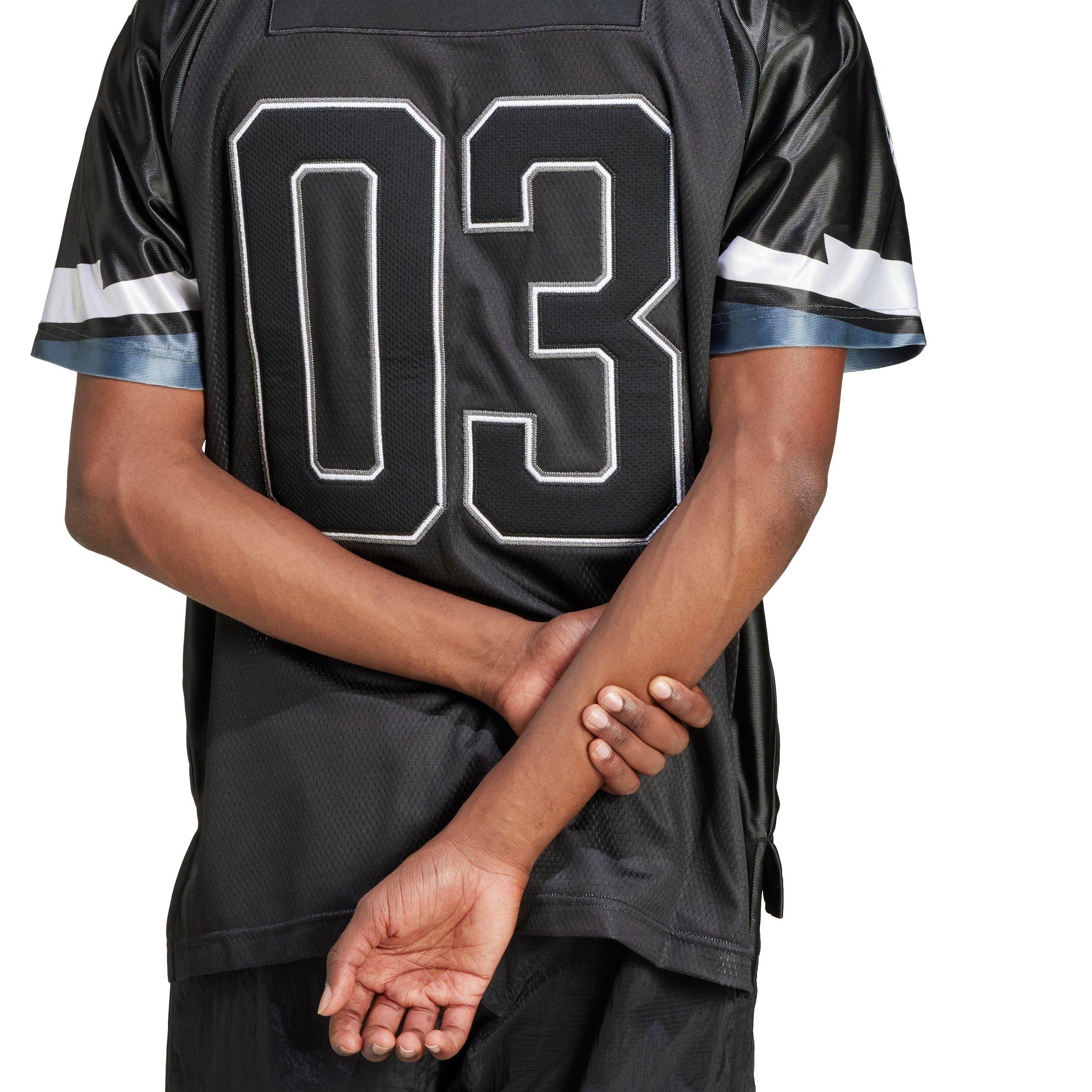 adidas Men's Adilenium Season 3 Team Jersey - BLACK/WHITE Thumbnail View 4