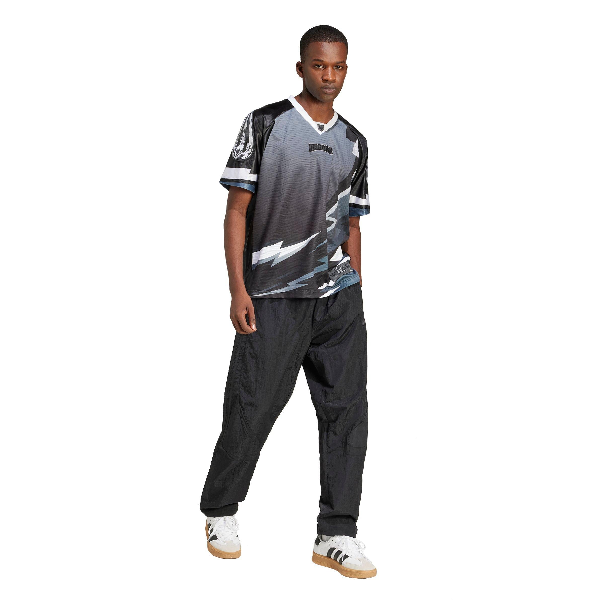 adidas Men's Adilenium Season 3 Team Jersey - BLACK/WHITE Thumbnail View 5