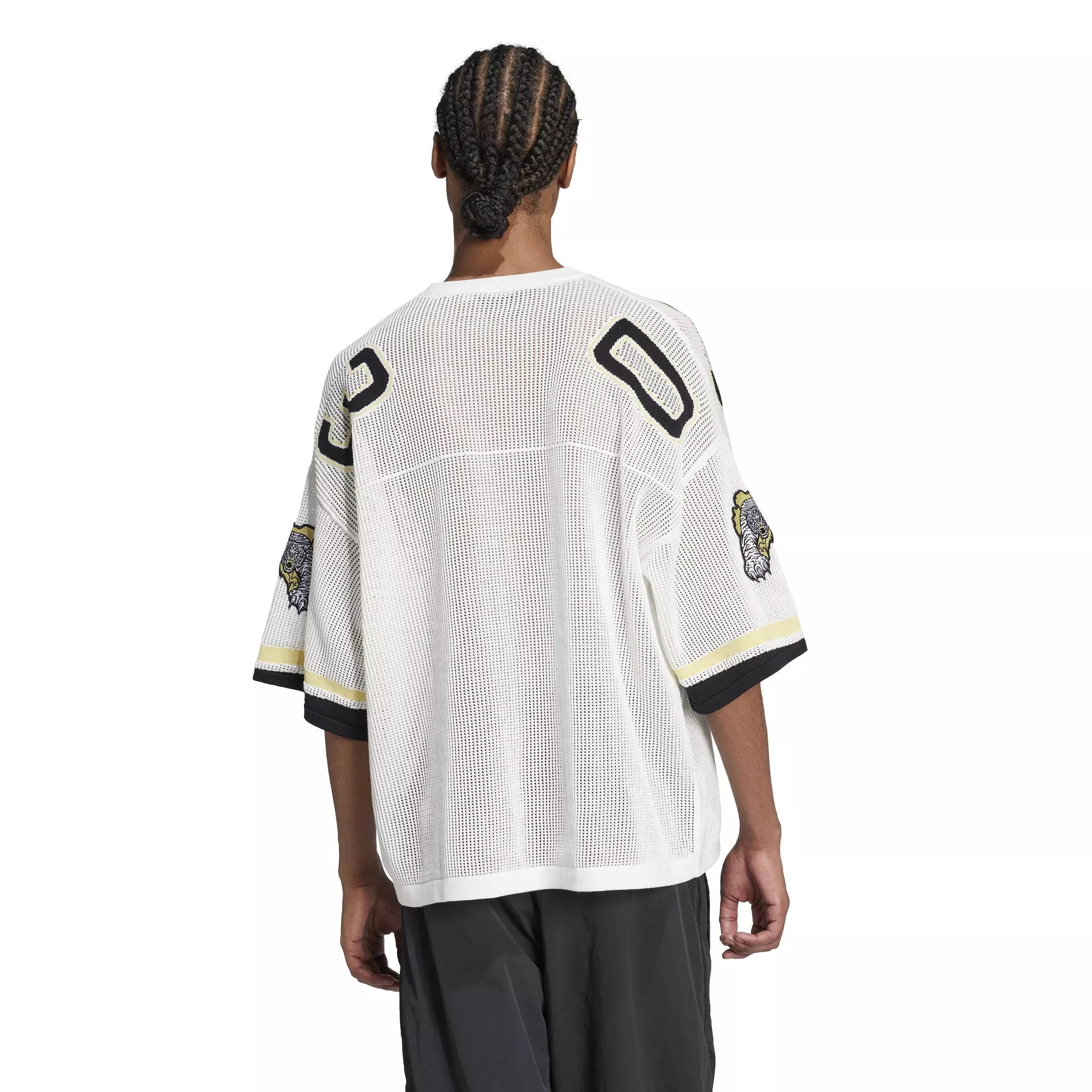 adidas Originals Men's Adilenium Season 3 Knit Football Jersey - WHITE