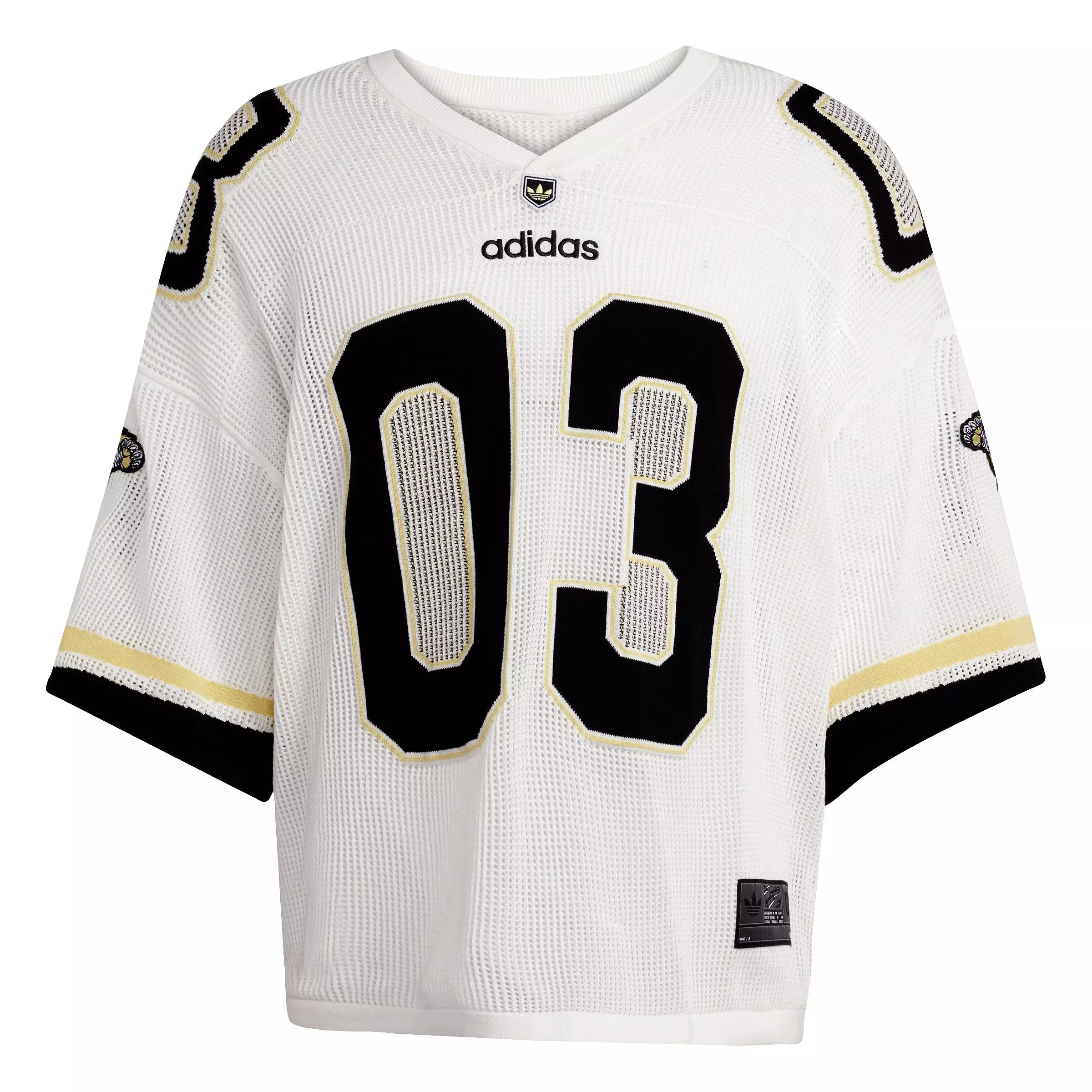 adidas Originals Men's Adilenium Season 3 Knit Football Jersey - WHITE