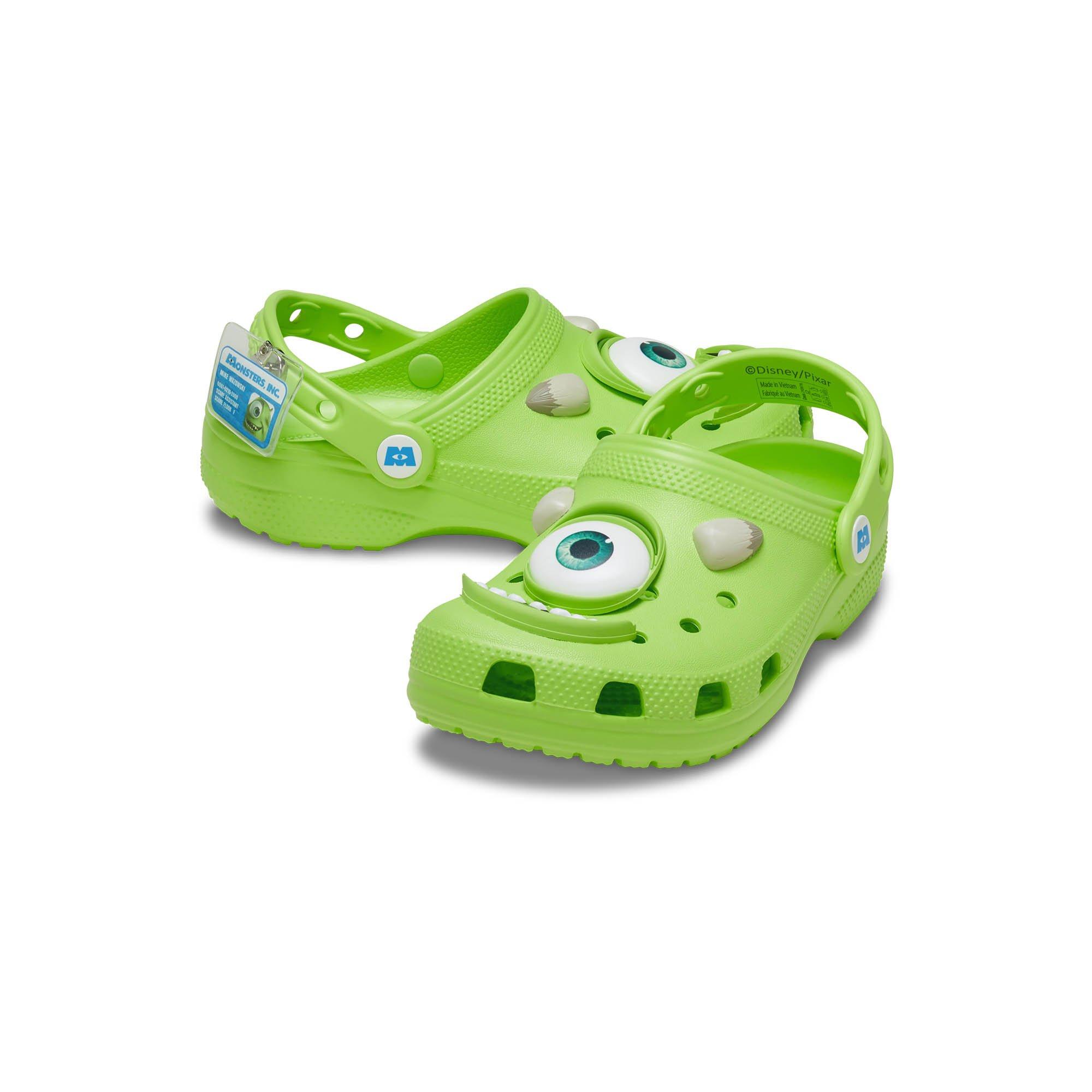 Crocs Disney and Pixar Monsters, Inc. Preschool Kids' "Mike Wazowski" Clog