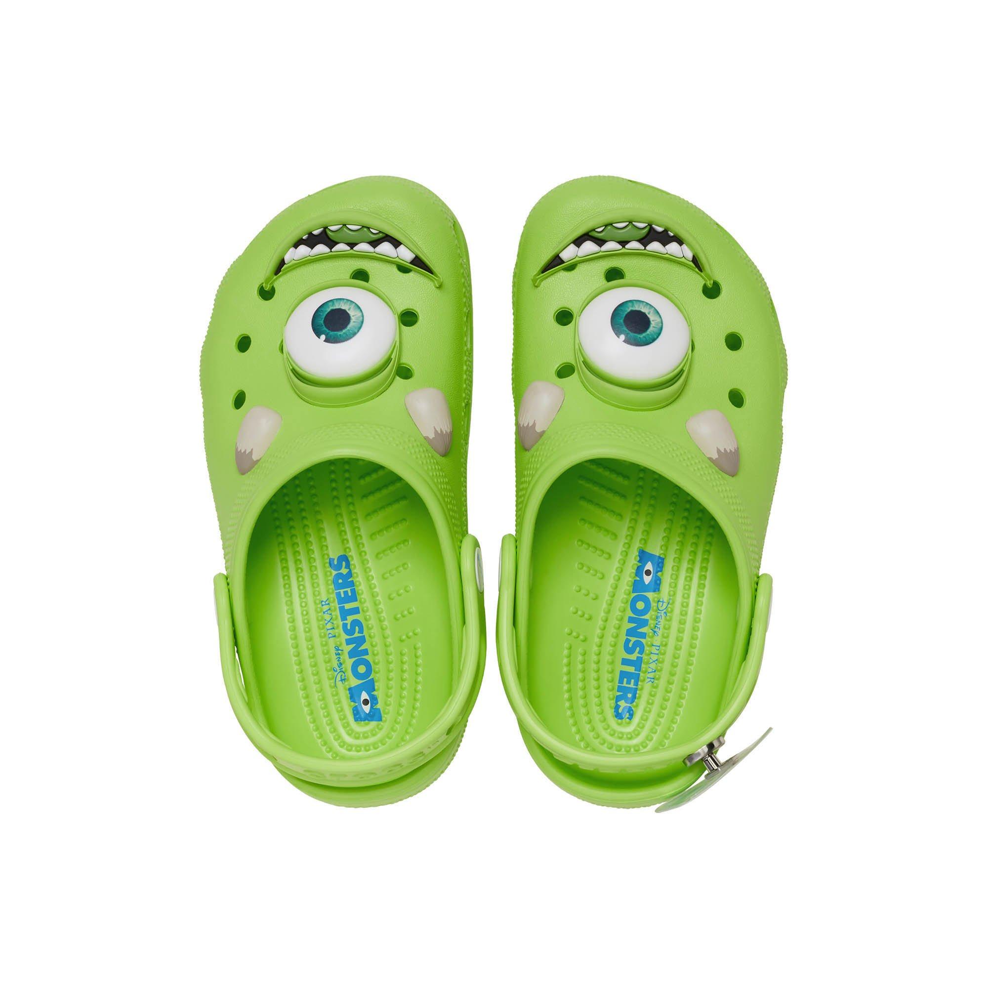 Disney and Pixar Monsters, Inc. Crocs Mike Wazowski Classic Clog - Green,M8 W10 61vfnjCPoiL._AC_UY900_.jpg main image 2